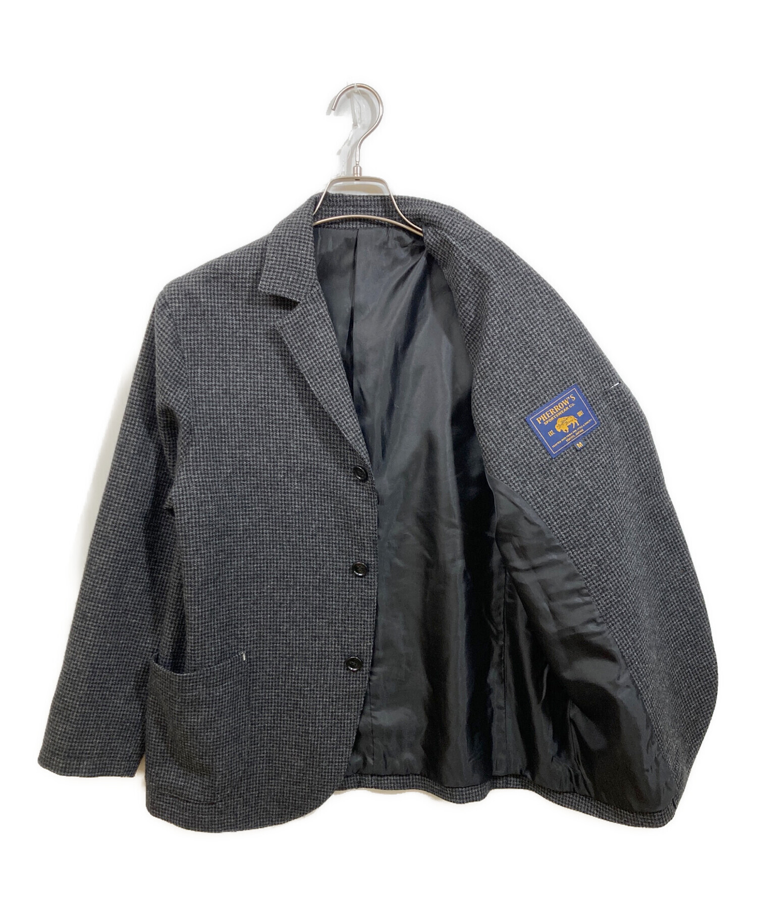 中古・古着通販】Pherrow's (フェローズ) SACK JACKET グレー サイズ:M