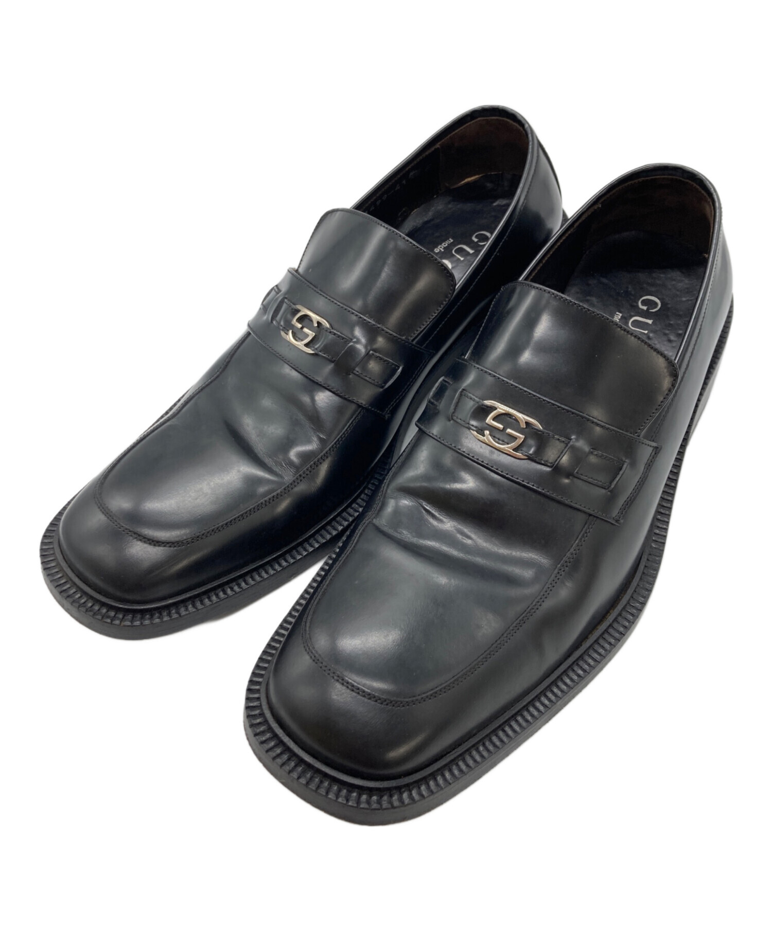 中古・古着通販】GUCCI (グッチ) インターロッキングローファー 