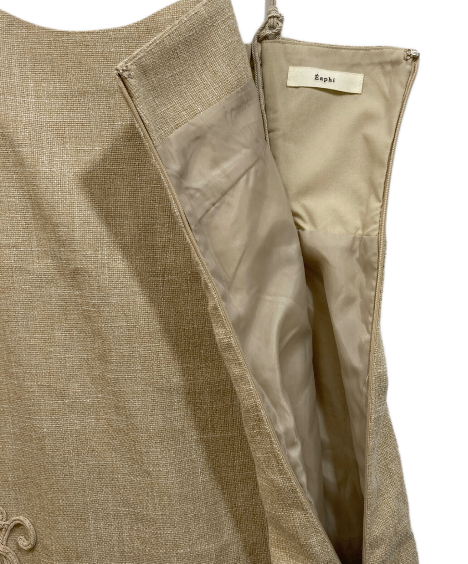 Eaphi EMBROIDERY LINEN LIKE ONEPIECE Eaphi〗EMBROIDERY LINEN LIKE