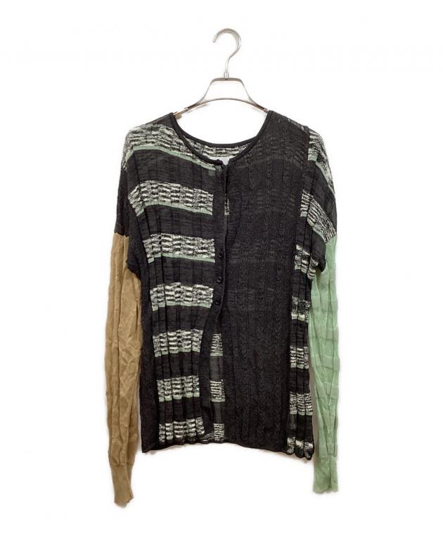 Ameri/アメリ]MULTICOLOR KNIT CARDIGAN FUNNY COLOR KNIT CARDIGAN TOP