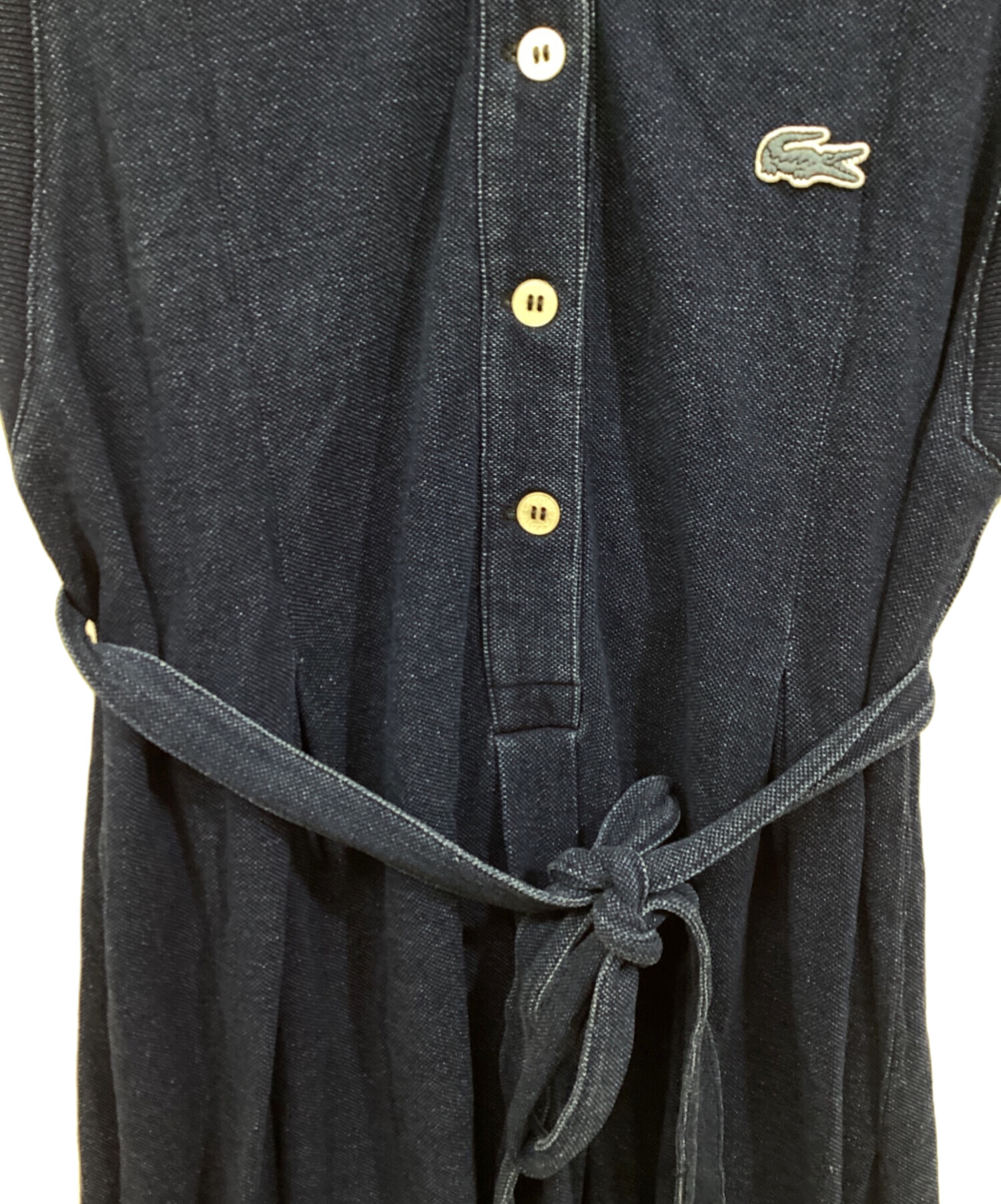 中古・古着通販】LACOSTE (ラコステ) ノースリーブ ポロ ワンピース