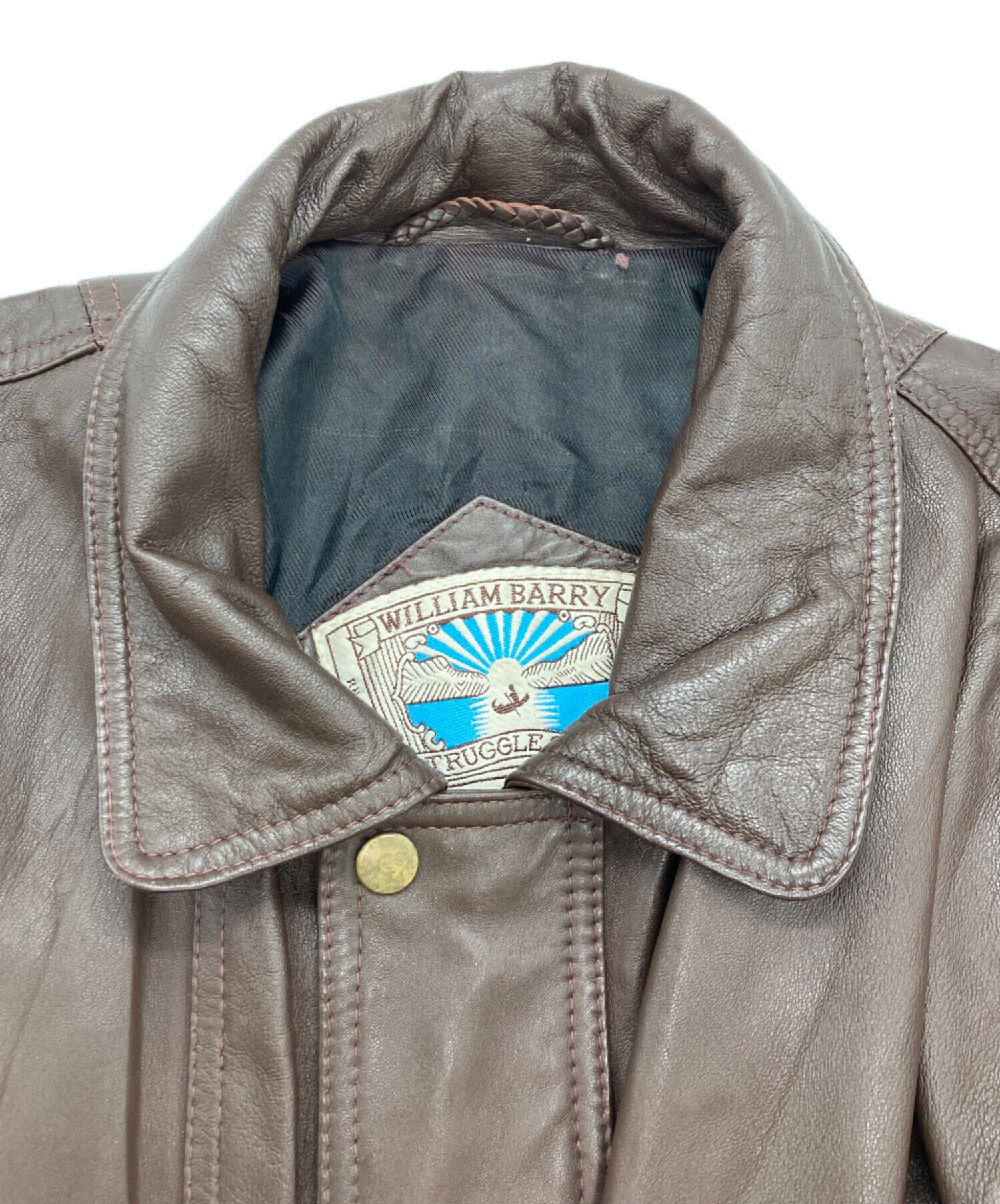 70-80s ヴィンテージ リアルファー ボンバージャケット レザー