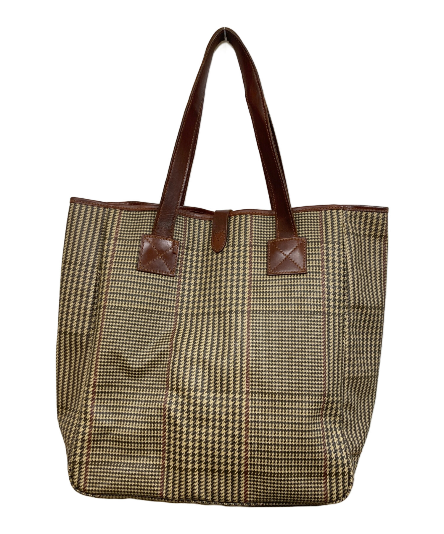 k*8様 【レア】Polo Ralph Lauren トートバッグ チェック　レ 中古・古着通販】POLO RALPH LAUREN (ポロ・ラルフローレン) グレン