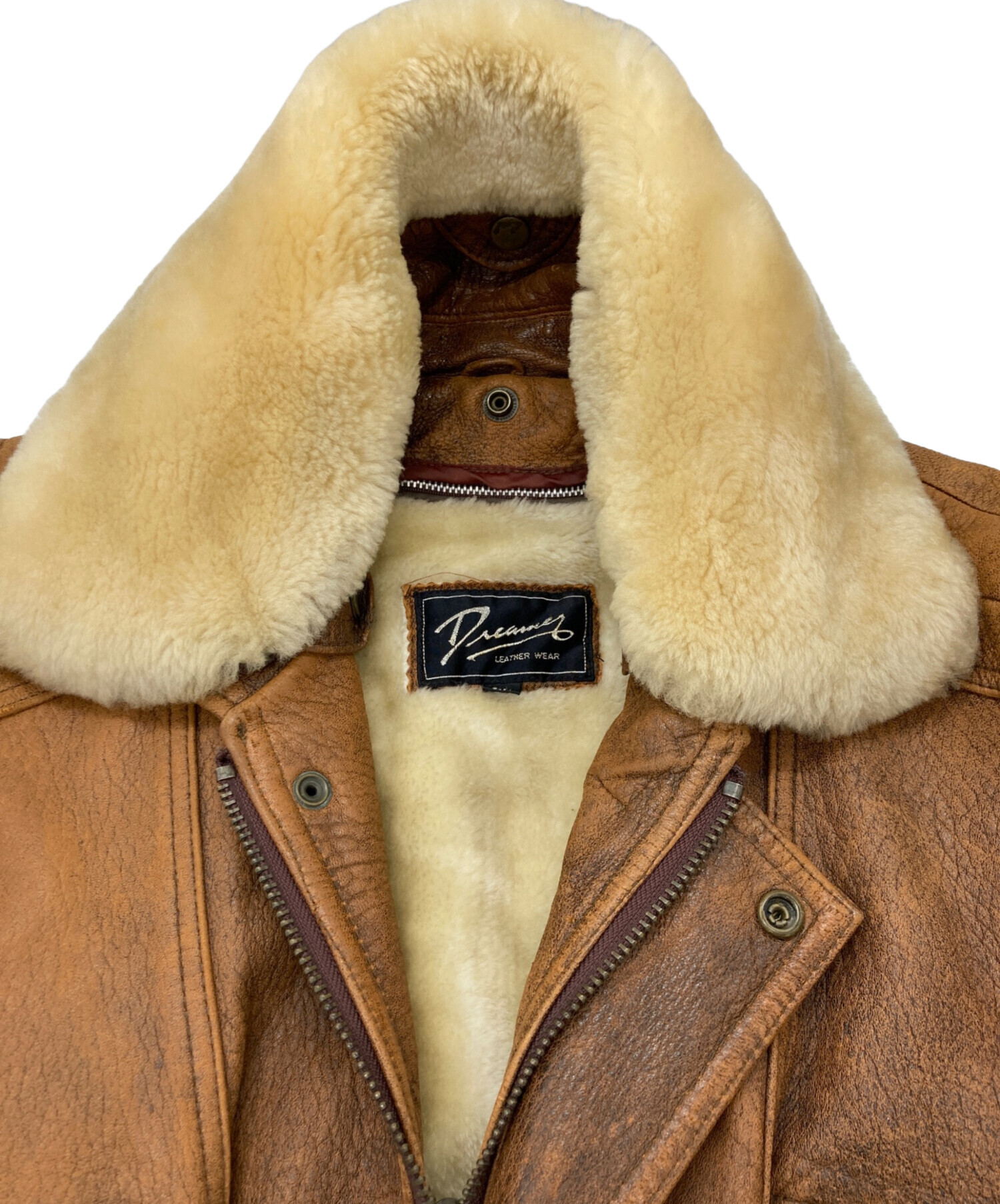 中古・古着通販】Dreamer (ドリーマー) ラムレザー フライトジャケット