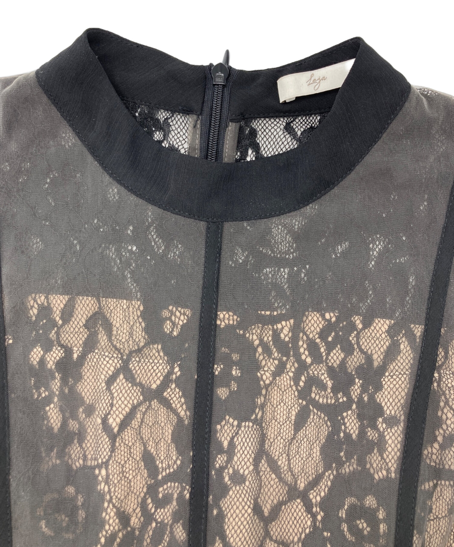 中古・古着通販】LeJa (レジャ) ハイウエストチュールレースAライン