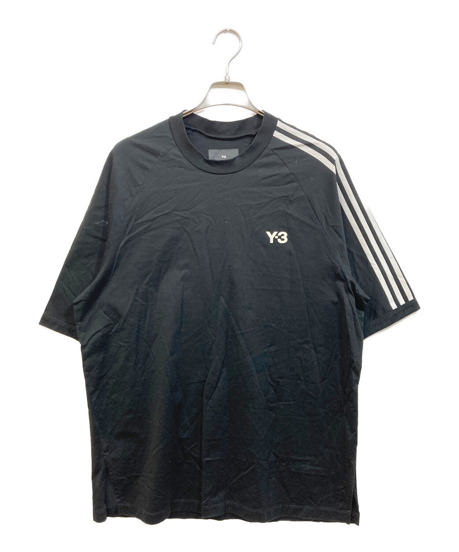 中古・古着通販】Y-3 (ワイスリー) 3ストライプス オーバーサイズ ロゴ 