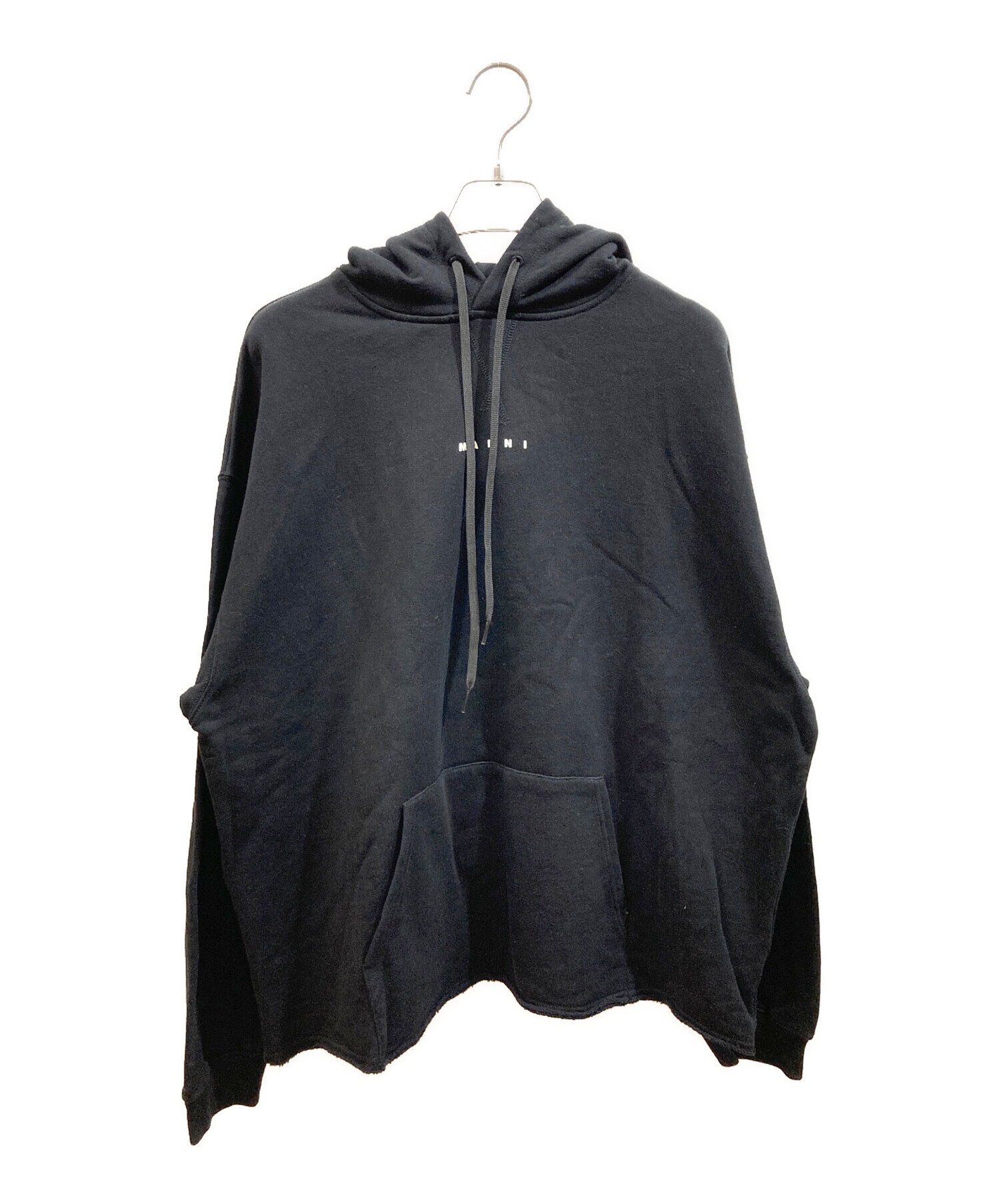 中古・古着通販】MARNI (マルニ) オーバーサイズロゴパーカー ブラック 