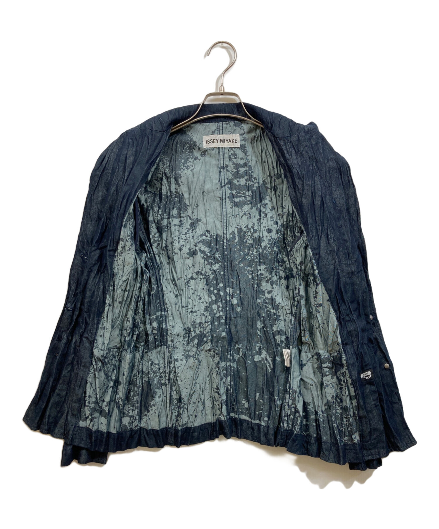 中古・古着通販】ISSEY MIYAKE (イッセイミヤケ) シワ加工3Bテーラード