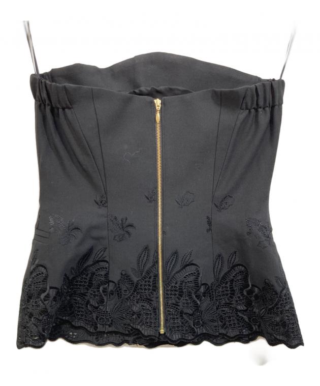 中古・古着通販】MURRAL (ミューラル) Morpho embroidery bustier 中古・古着通販】MURRAL (ミューラル) Morpho embroidery bustier