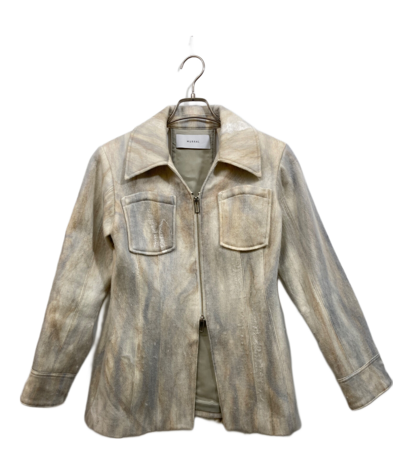 中古・古着通販】MURRAL (ミューラル) Snow cover needle punch jacket