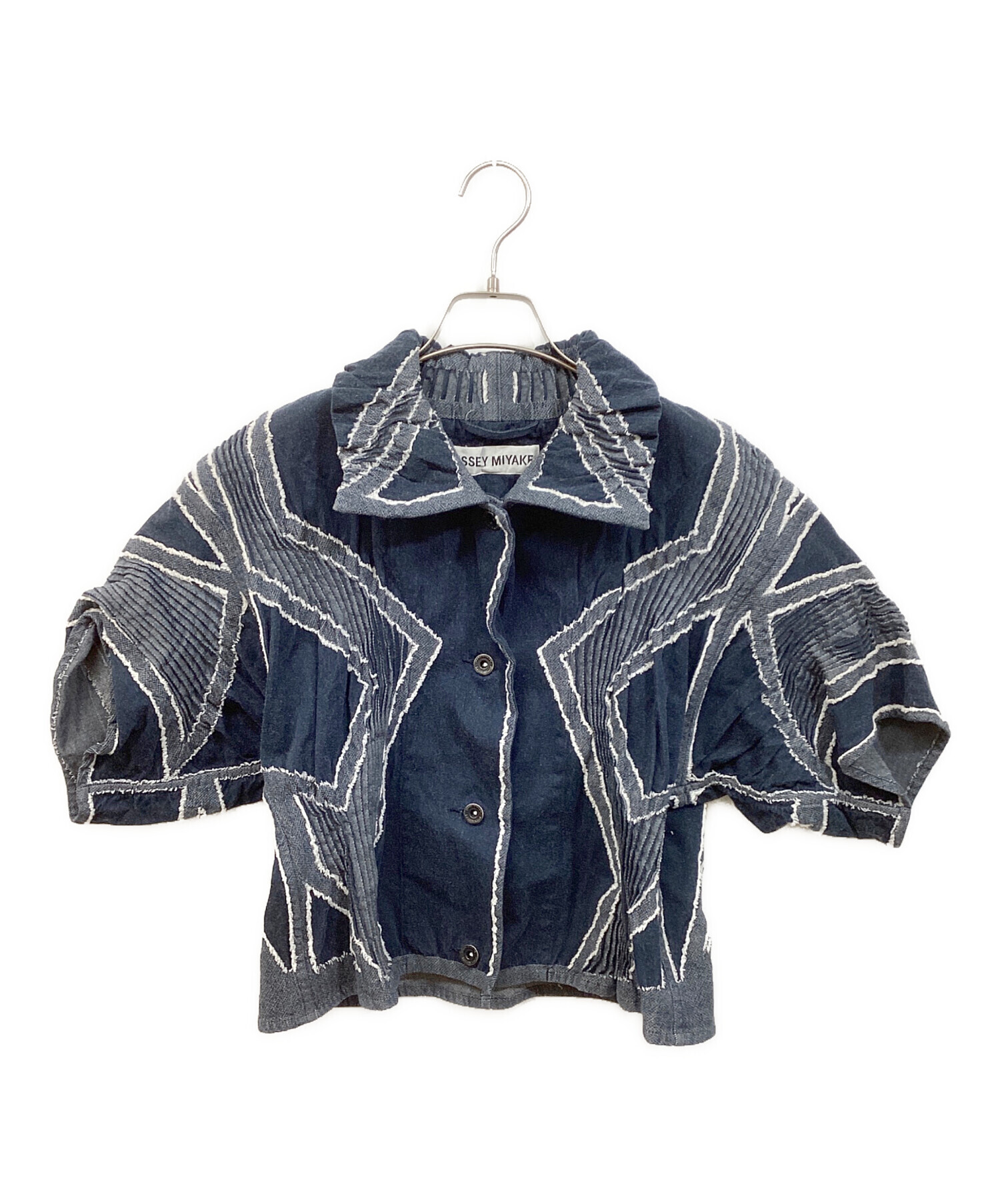 中古・古着通販】ISSEY MIYAKE (イッセイミヤケ) デザインシャツ