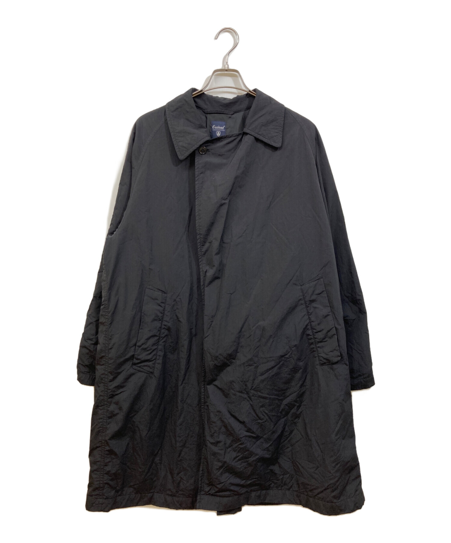 中古・古着通販】ORCIVAL (オーシバル) ナイロンコート ブラック