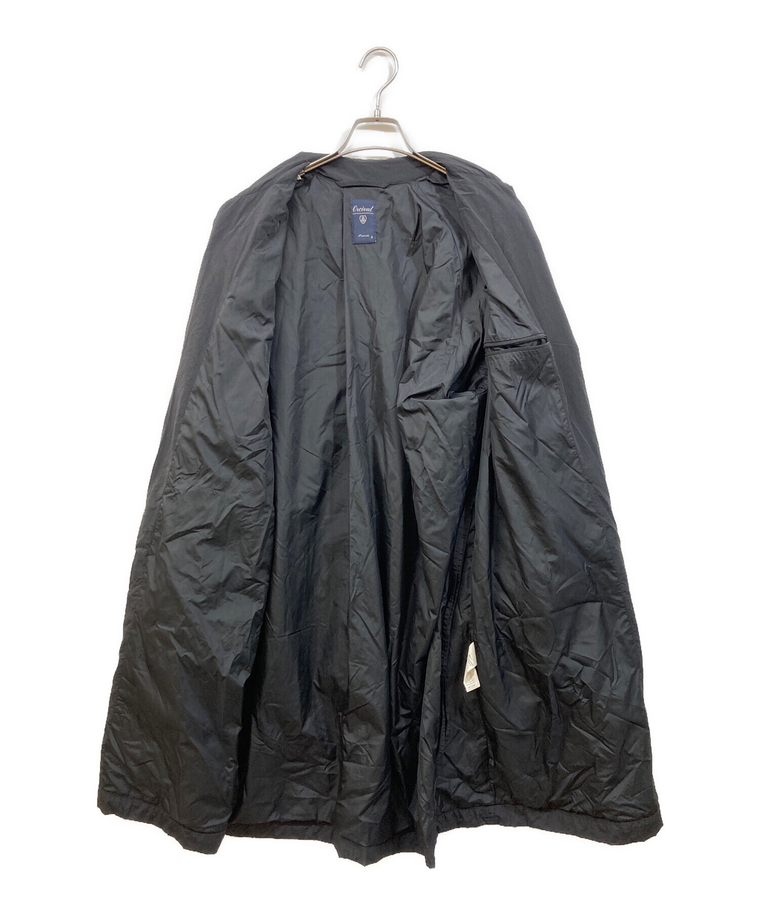 中古・古着通販】ORCIVAL (オーシバル) ナイロンコート ブラック