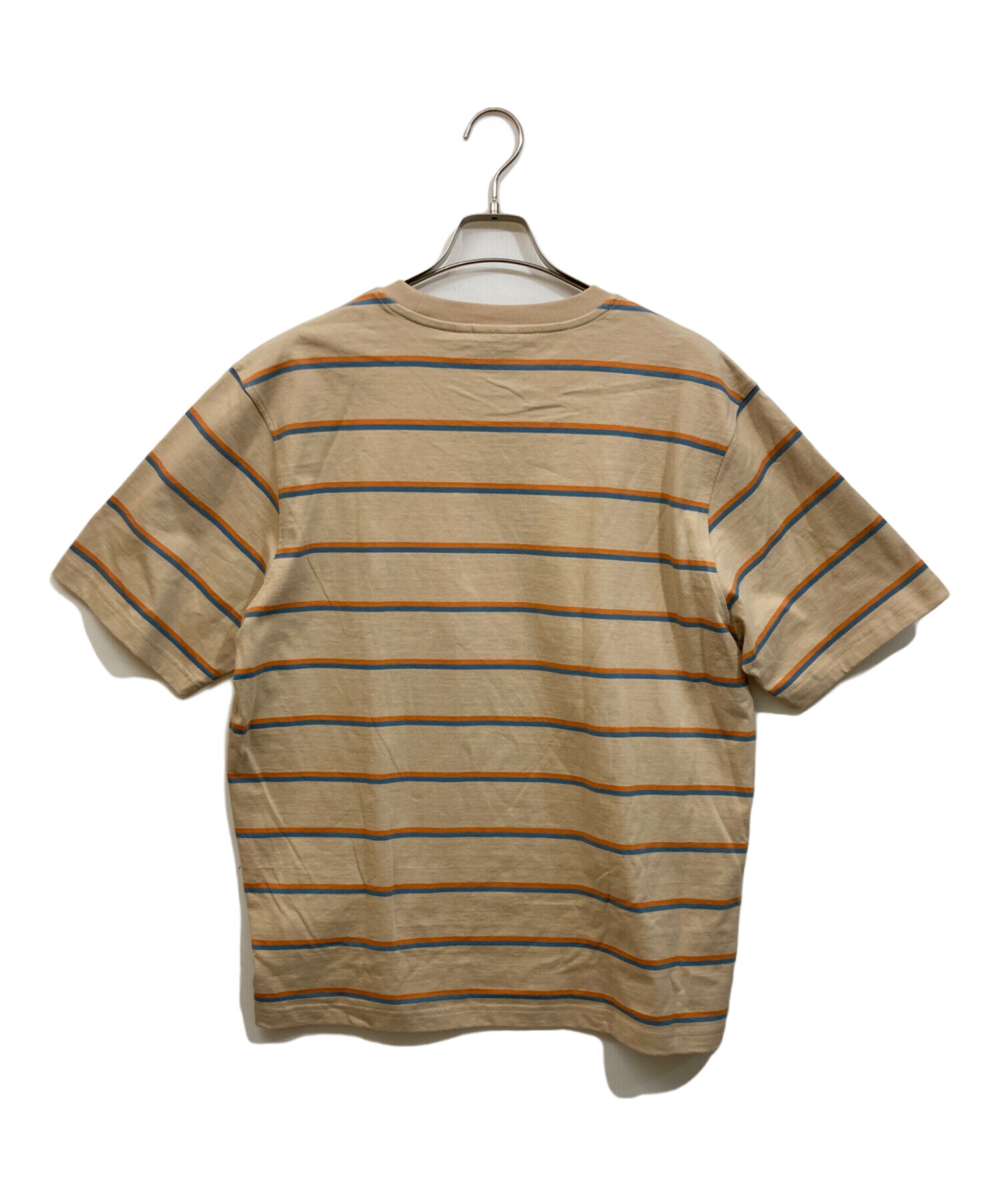 中古・古着通販】stussy (ステューシー) ボーダーTシャツ ベージュ 