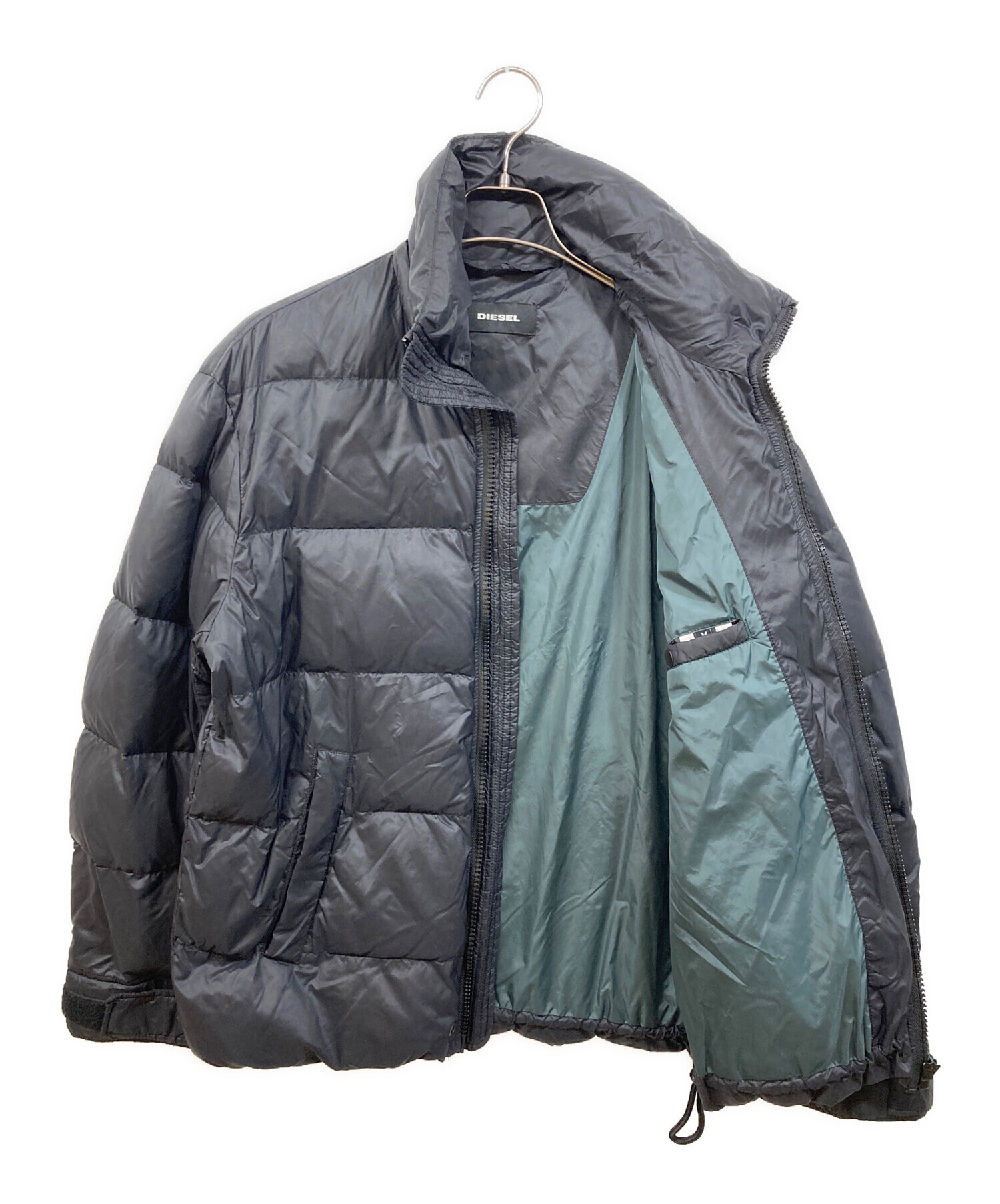 中古・古着通販】DIESEL (ディーゼル) ダウンジャケット ブラック 