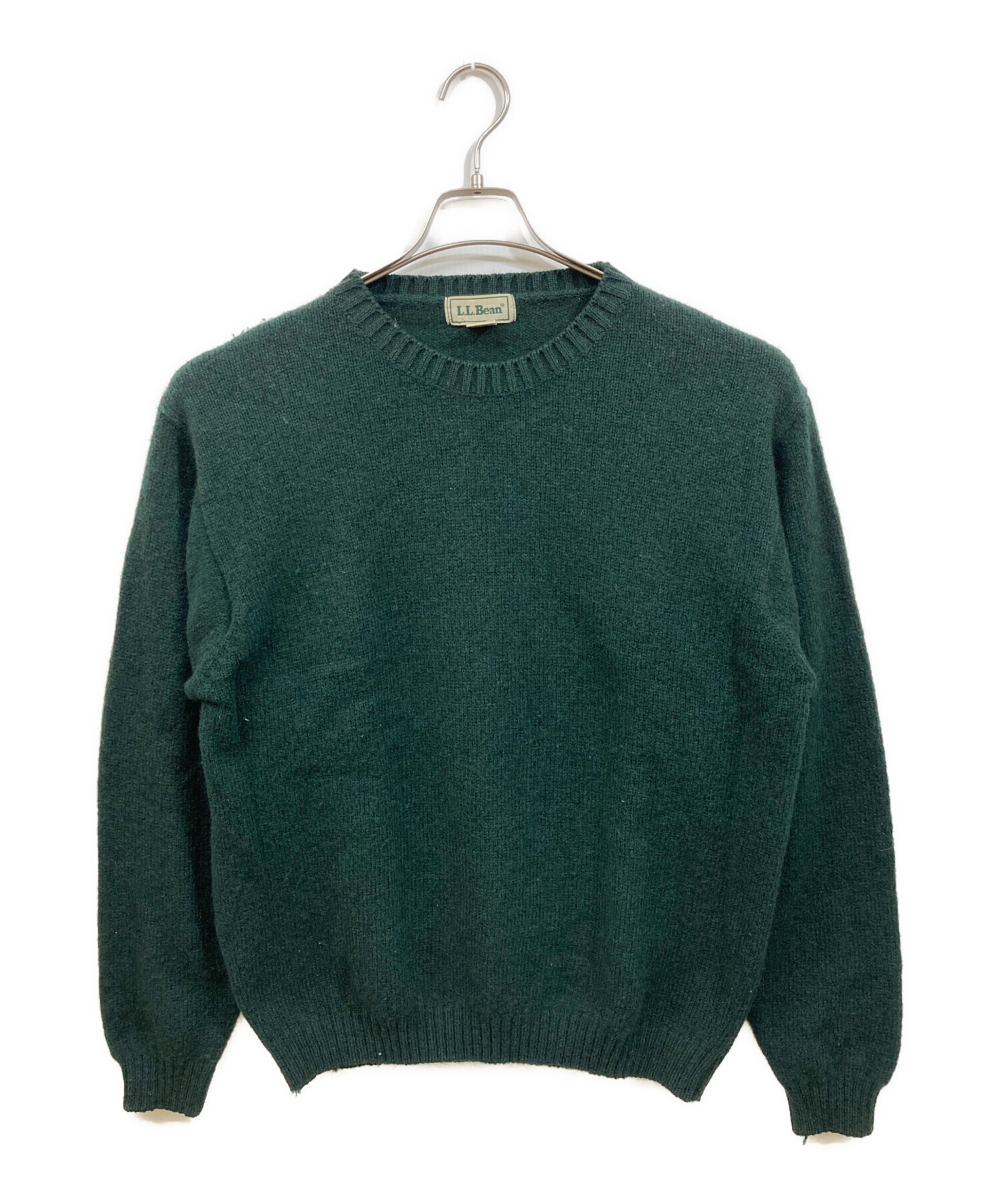 中古・古着通販】L.L.Bean (エルエルビーン) ウールニット グリーン 
