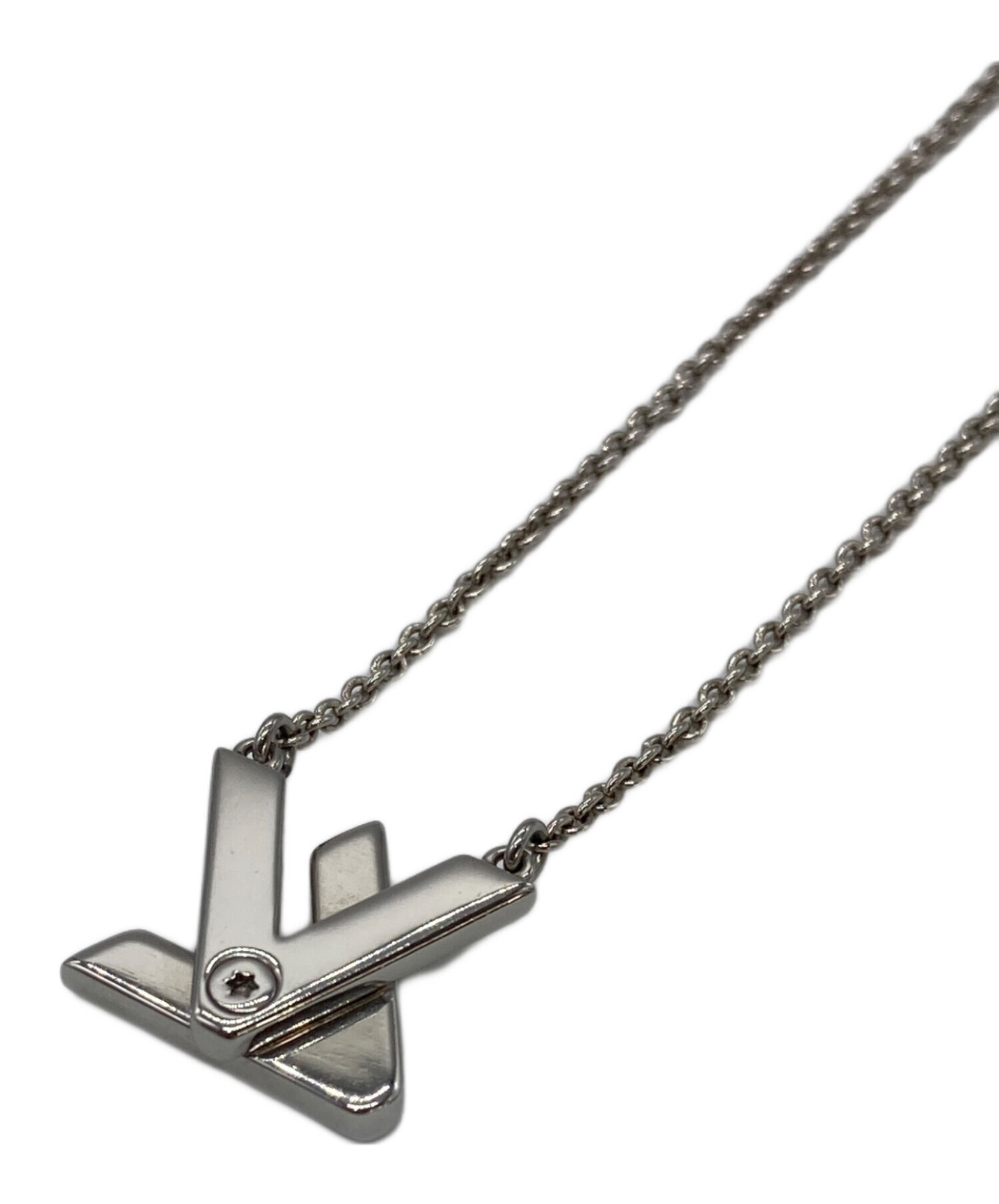 送料無料 中古A ルイヴィトン ネックレス LOUIS VUITTON パンダンティフ ロックイット K18PG 750ピンクゴールド 147299