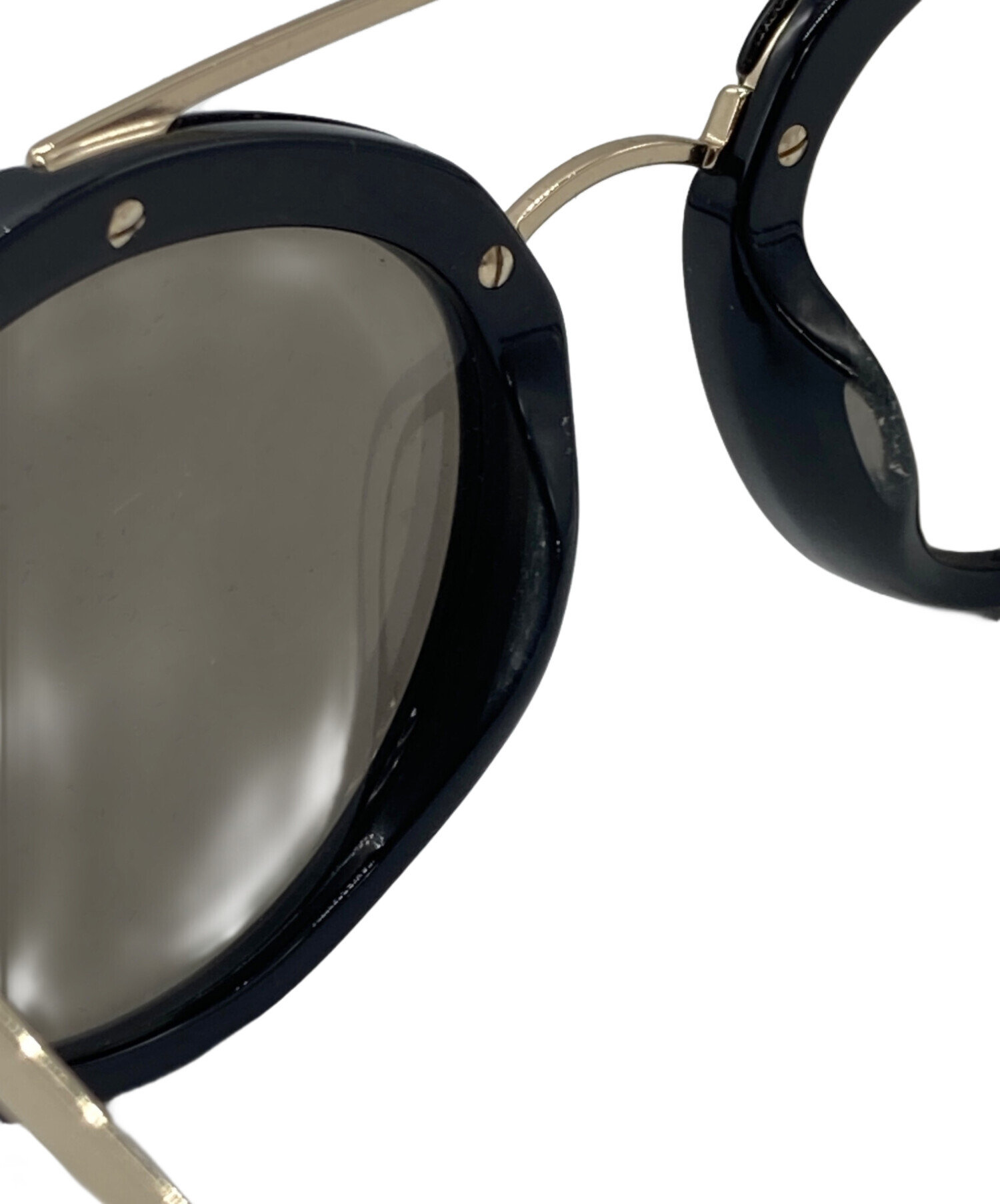 中古・古着通販】PRADA (プラダ) サングラス ブラック サイズ:52□22