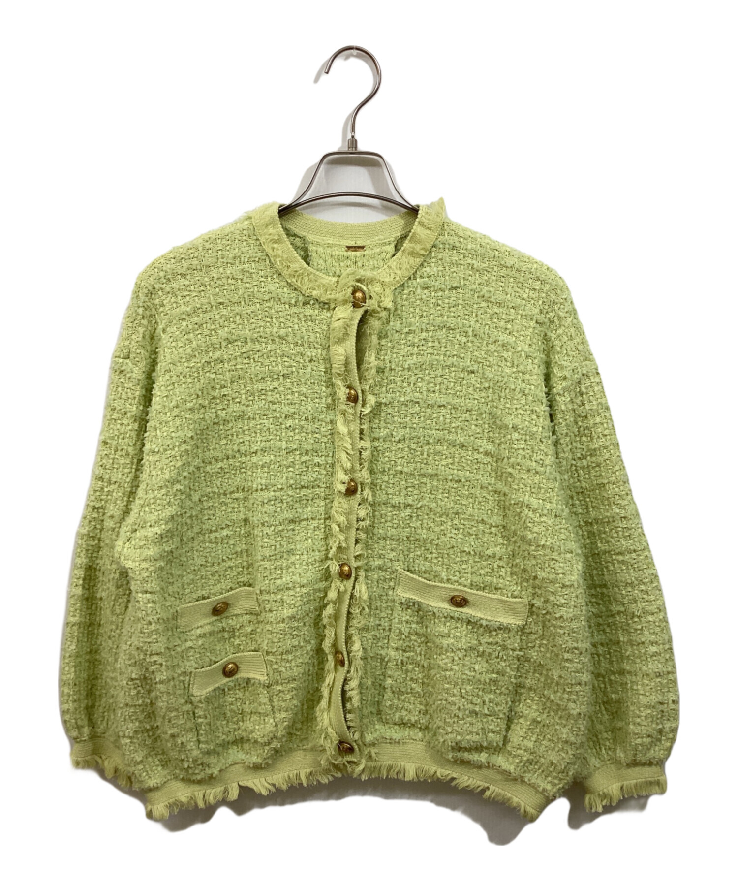 中古・古着通販】Mila Owen (ミラオーウェン) ツイードニット