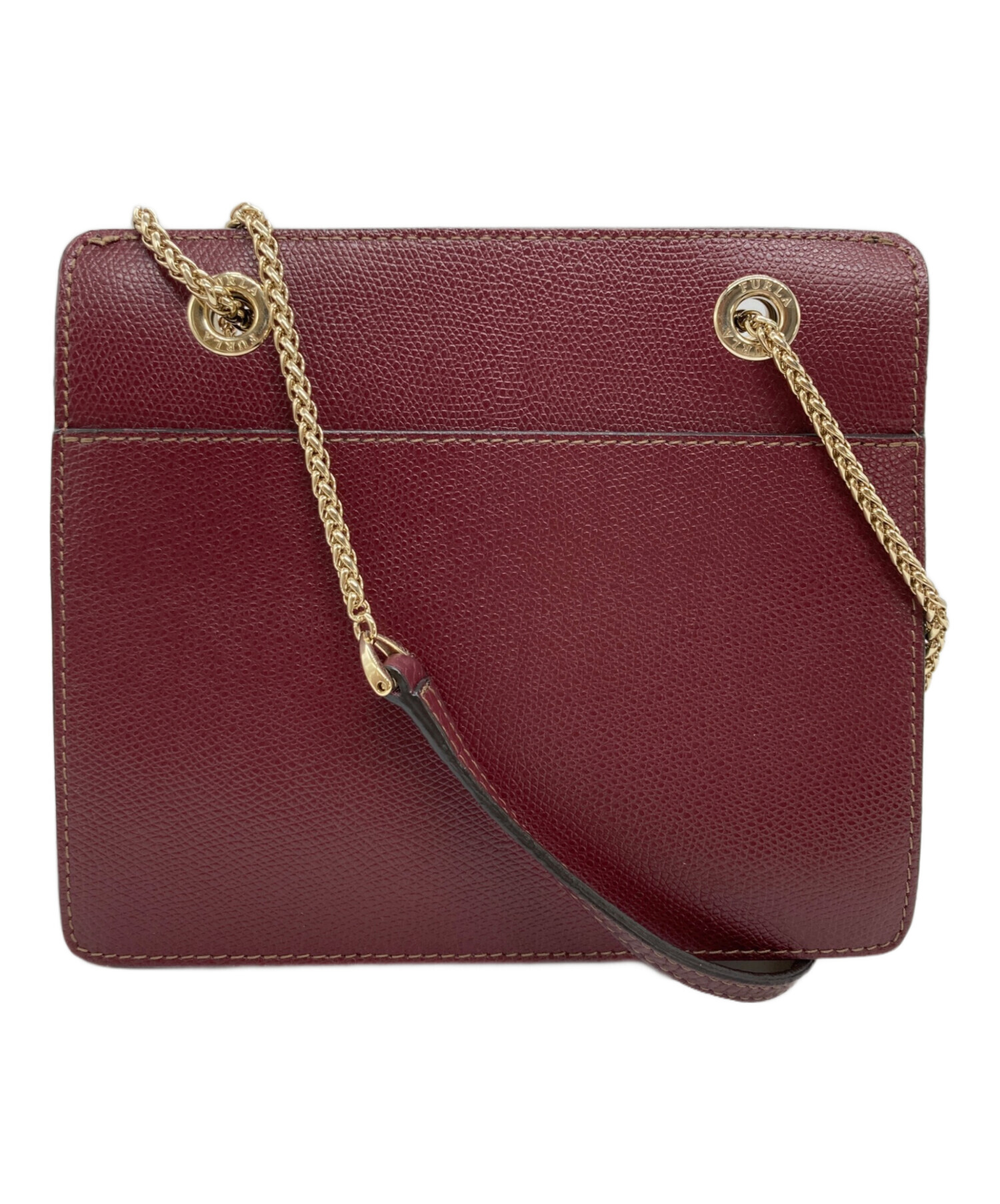 中古・古着通販】FURLA (フルラ) バイカラーチェーンショルダーバッグ 