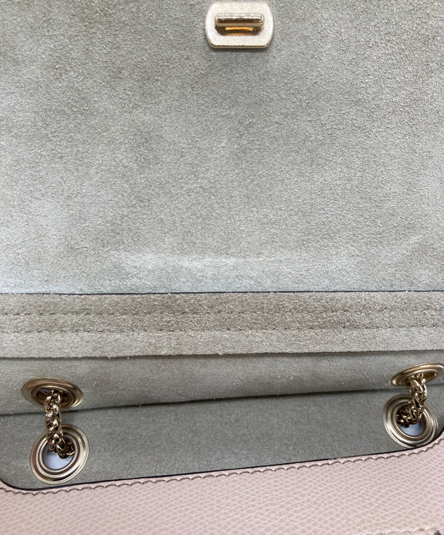 中古・古着通販】FURLA (フルラ) バイカラーチェーンショルダーバッグ