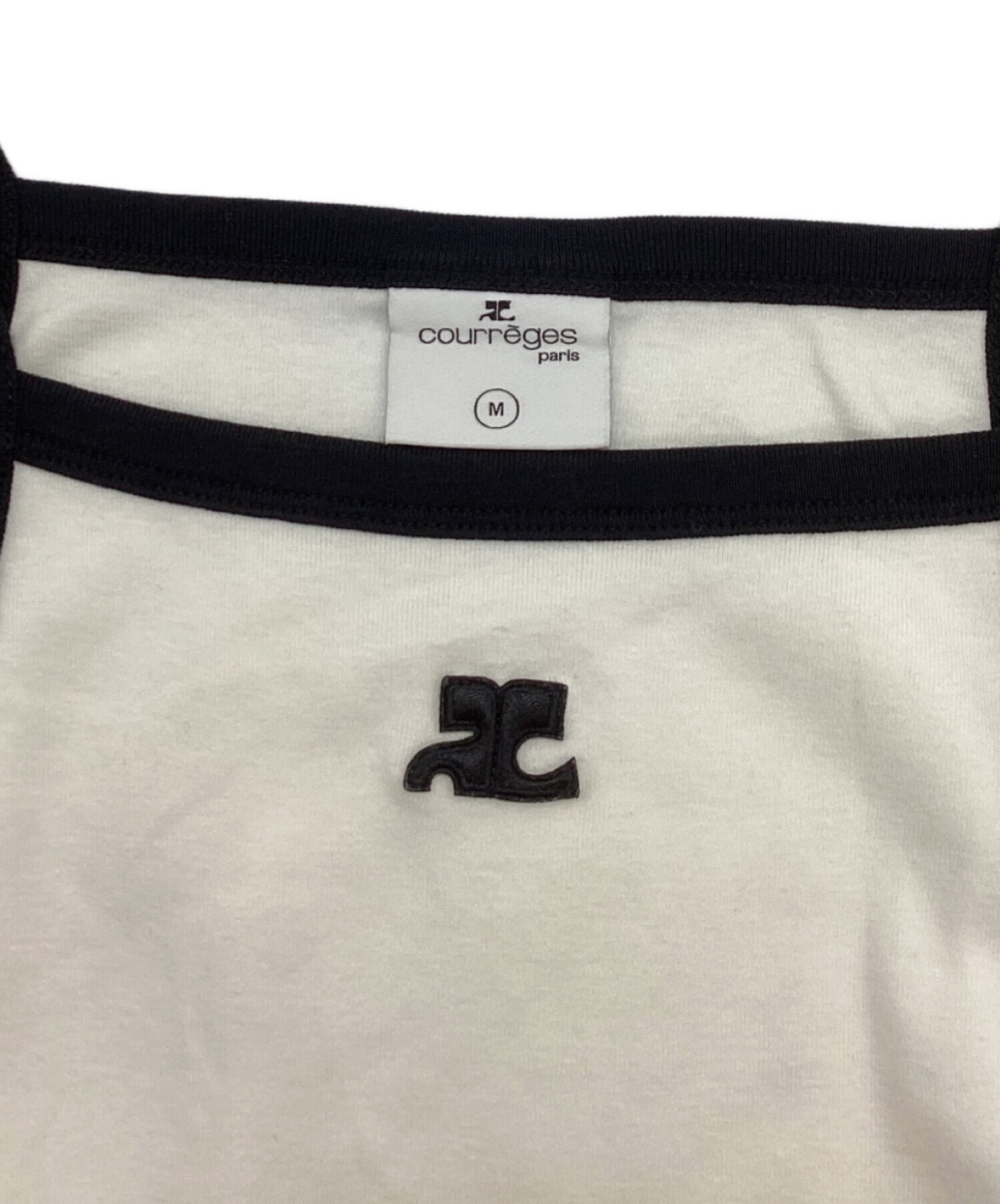 中古・古着通販】courreges (クレージュ) タンクトップ ホワイト