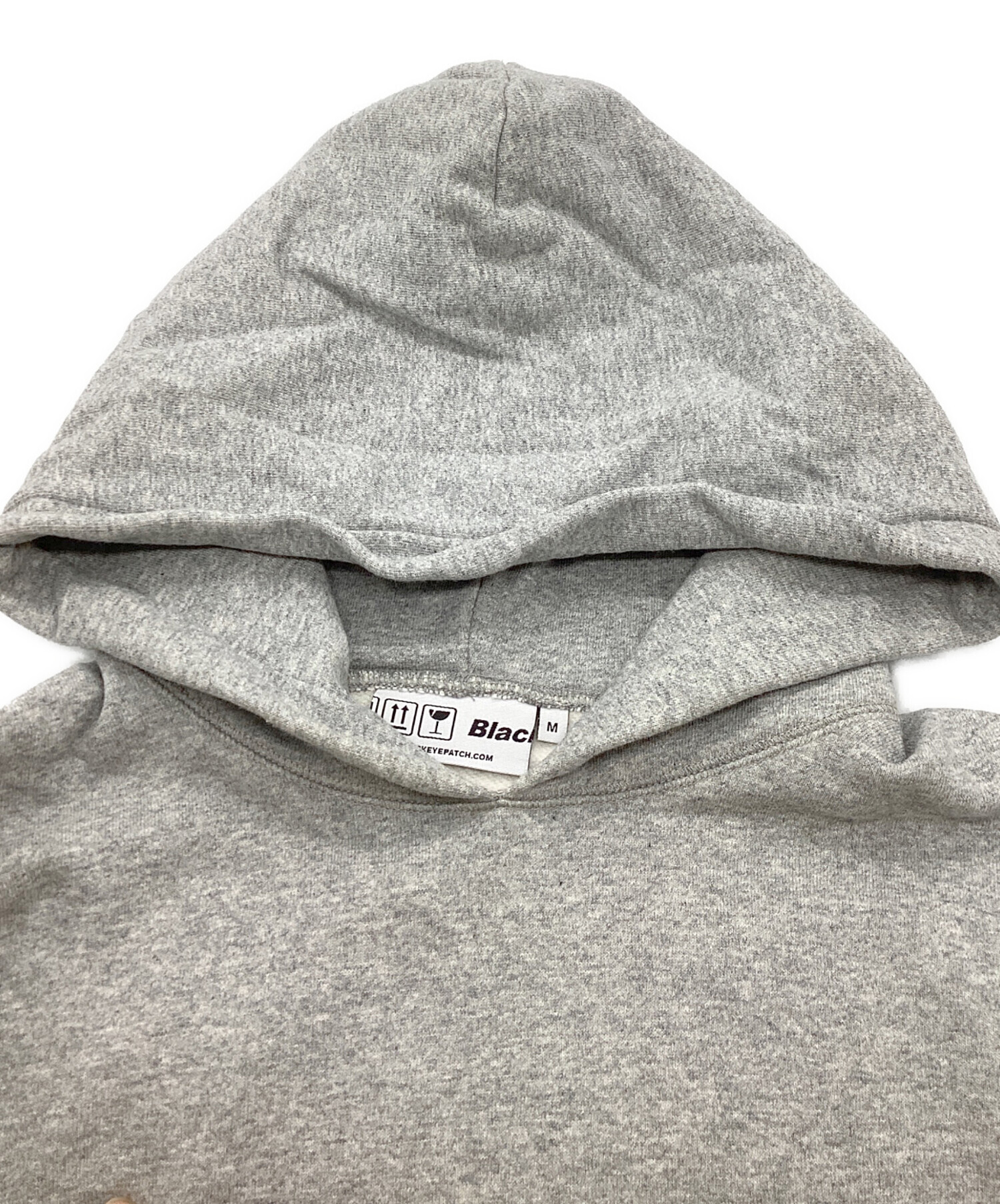 t54【希少】ブラックアイパッチ ボックスロゴ プリント パーカー 一点