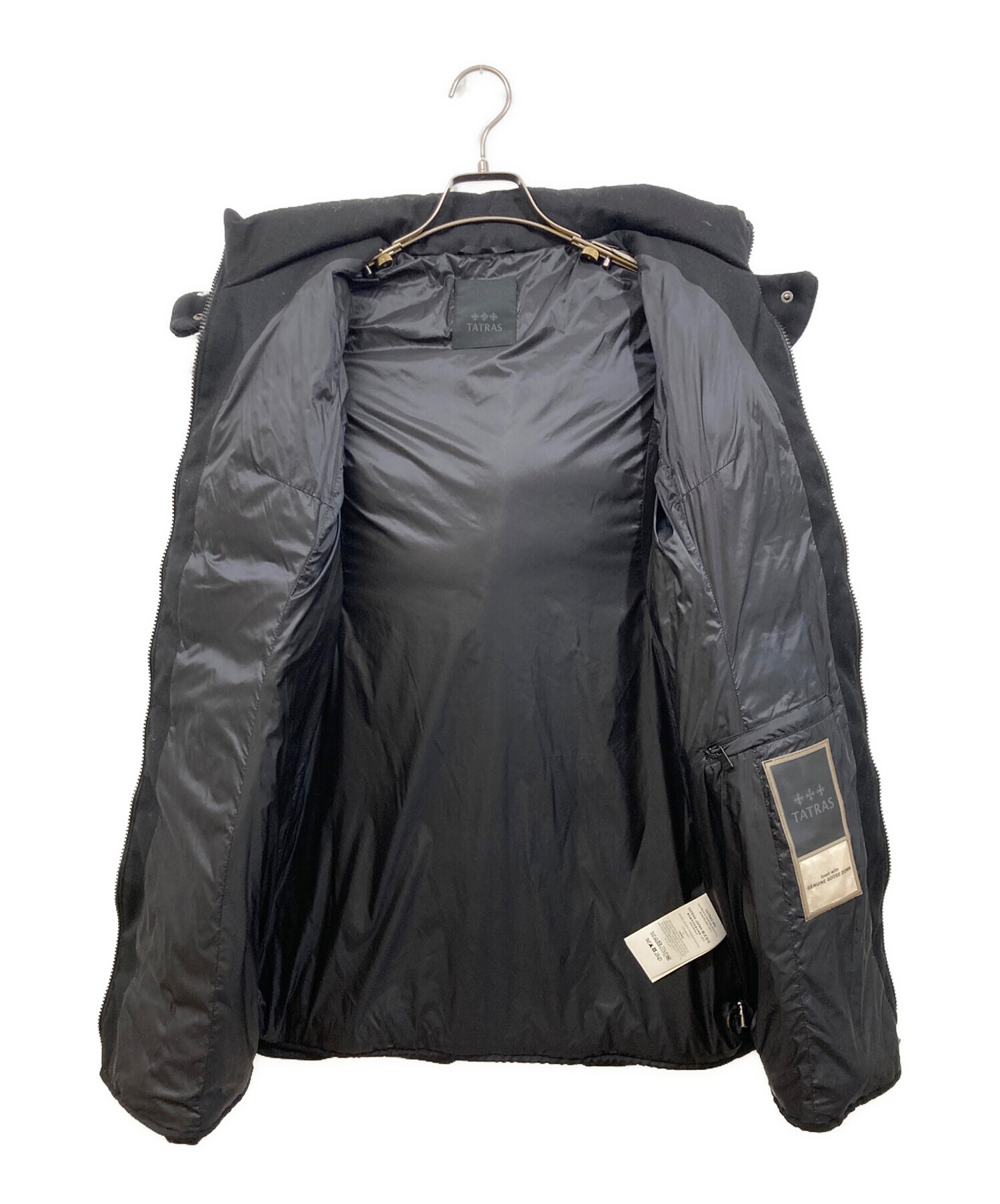 中古・古着通販】TATRAS (タトラス) ダウンコート ブラック サイズ 