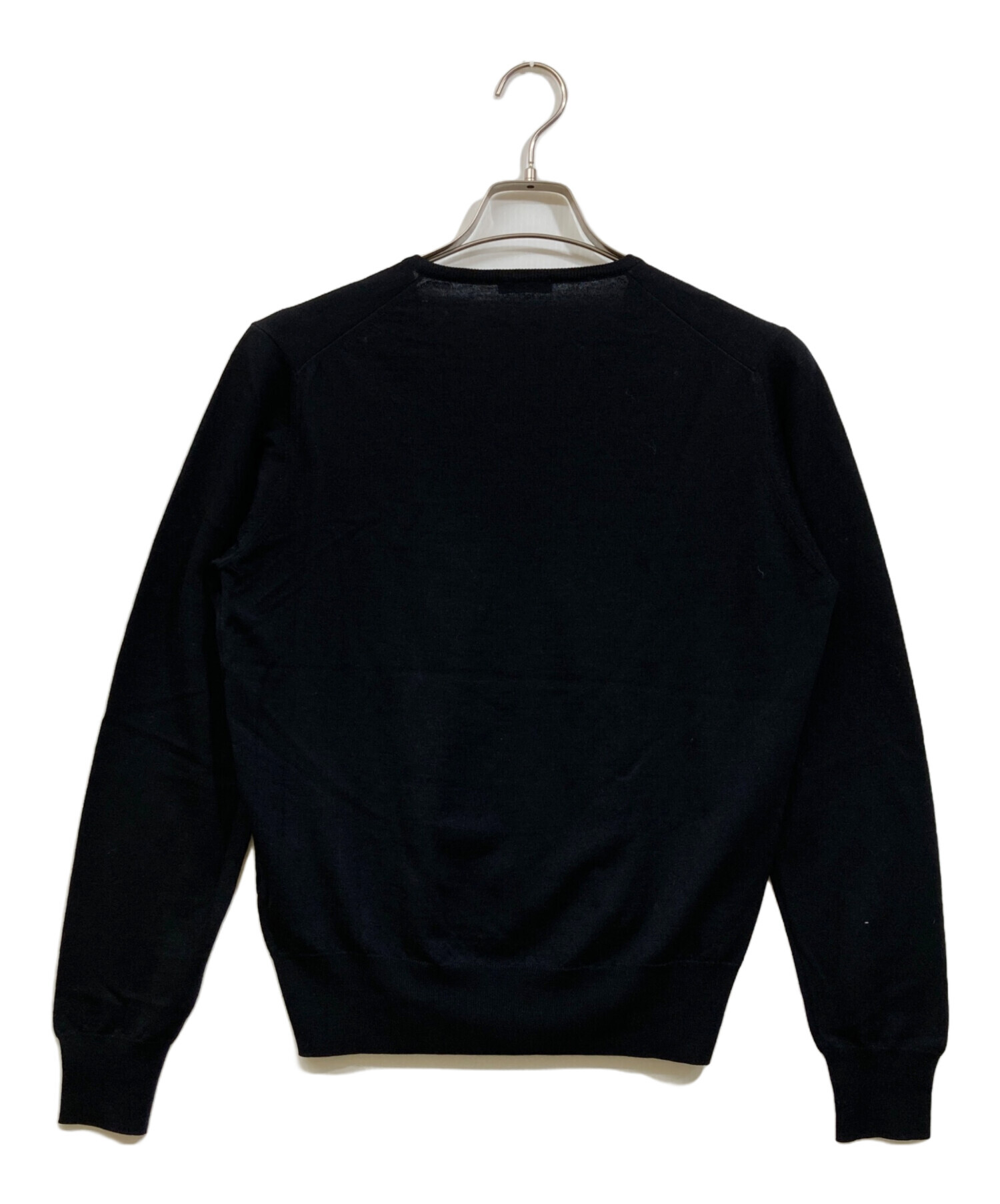 Cruciani 黒 Vネック 長袖セーター 中古・古着通販】Cruciani (クルチアーニ) Vネックウールニット