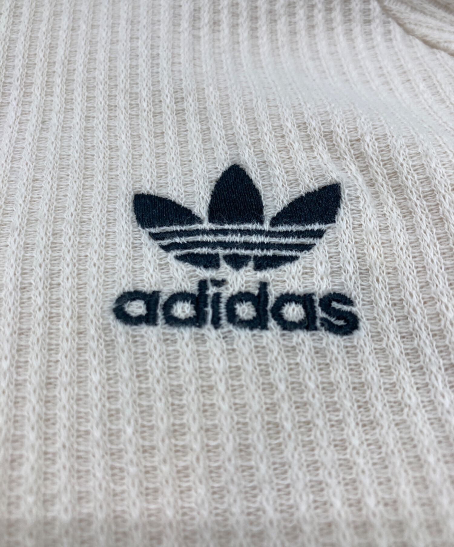 中古・古着通販】adidas (アディダス) WAFFLE POLO-WONDER アイボリー 