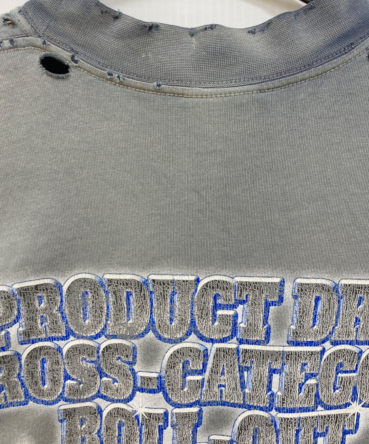 BALENCIAGA SNBN Tシャツ BALENCIAGA】SNBN Tシャツ ラージフィット ロゴ ヴィンテージ