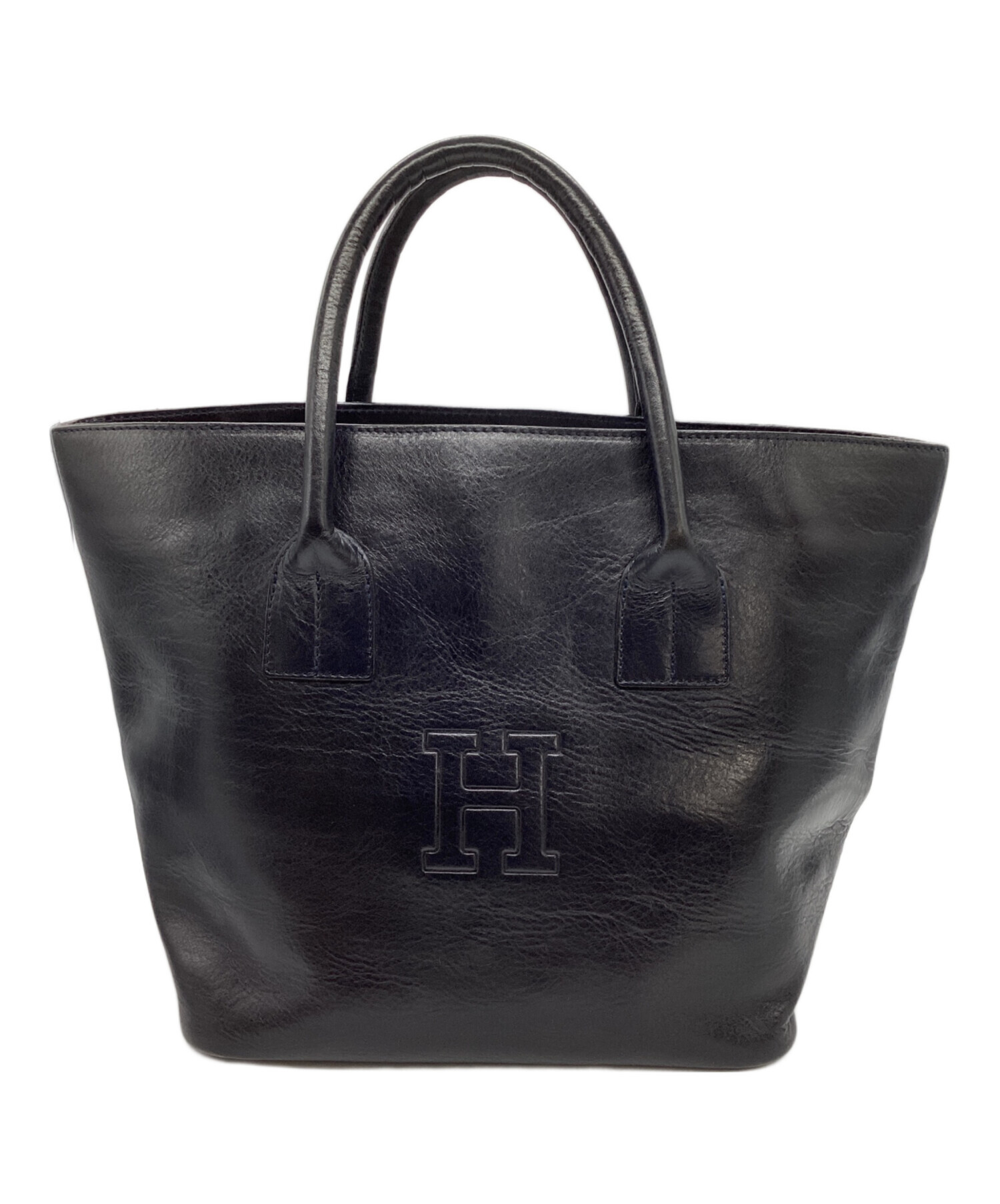 中古・古着通販】HIROFU (ヒロフ) ロゴレザートートバッグ｜ブランド