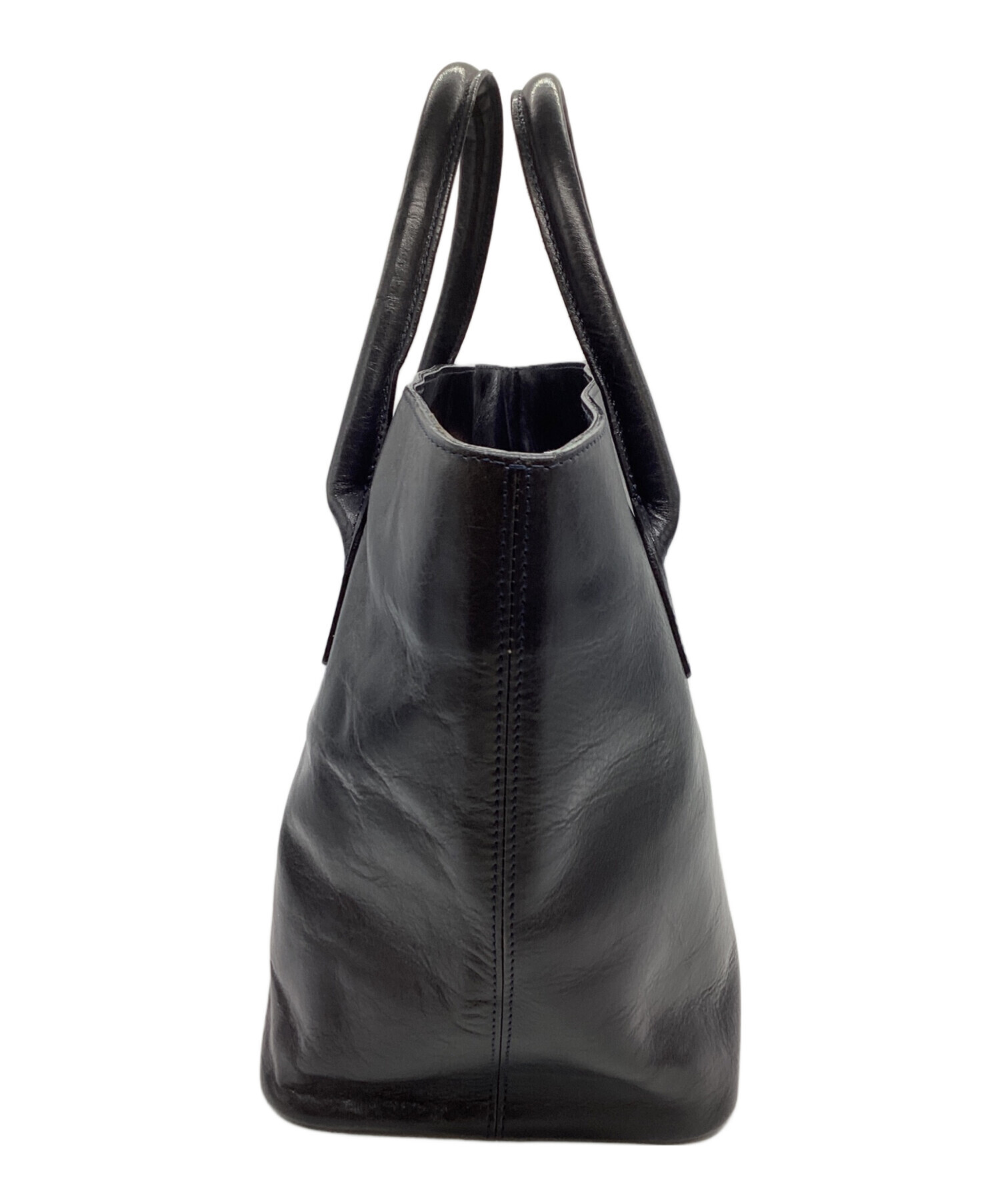 中古・古着通販】HIROFU (ヒロフ) ロゴレザートートバッグ｜ブランド