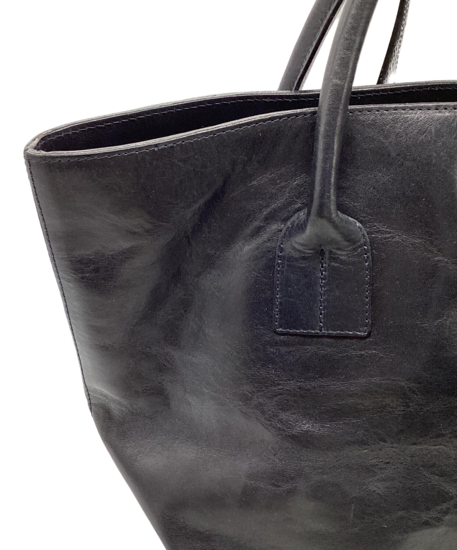 中古・古着通販】HIROFU (ヒロフ) ロゴレザートートバッグ｜ブランド