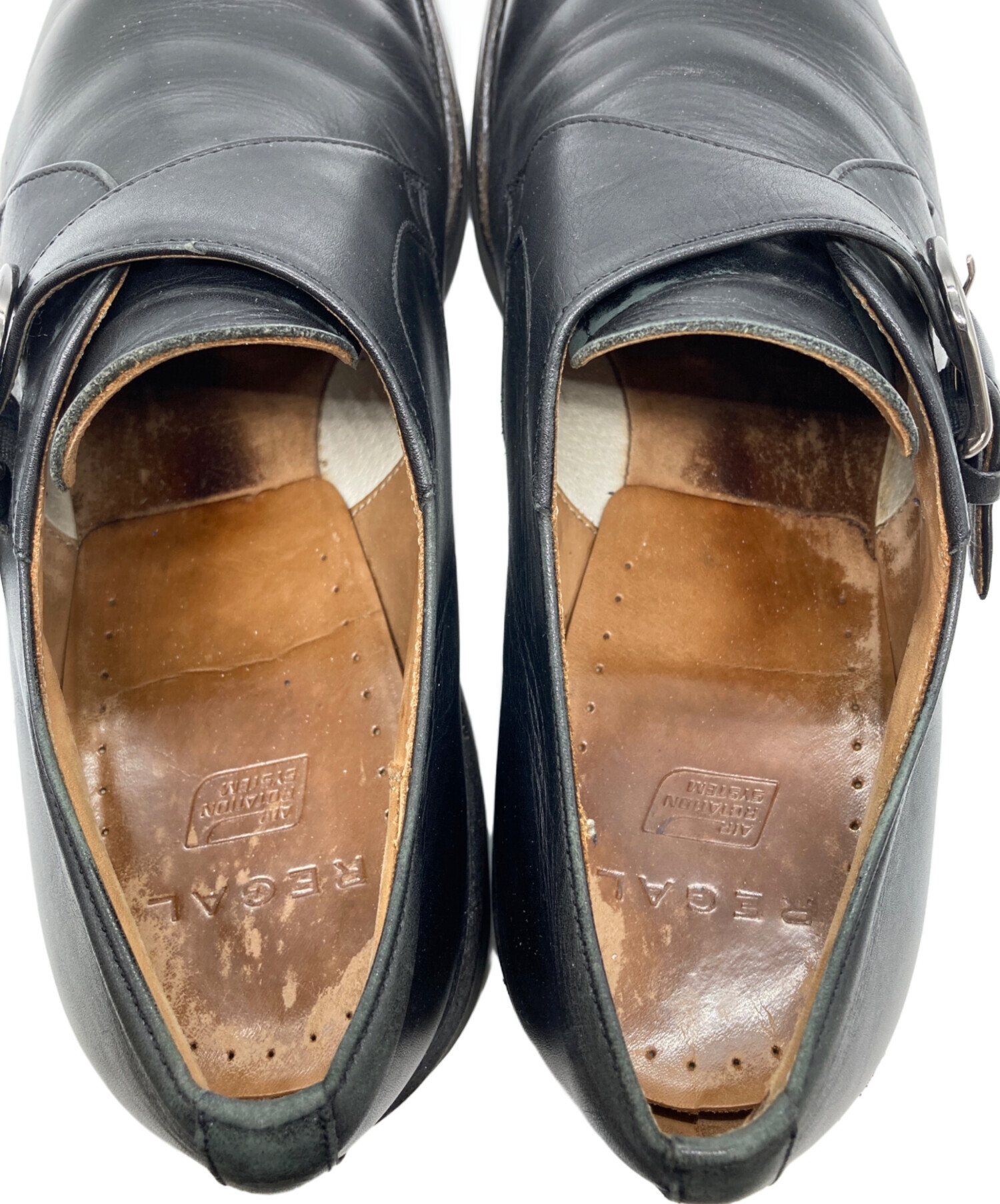 中古・古着通販】REGAL (リーガル) モンクストラップシューズ ブラック