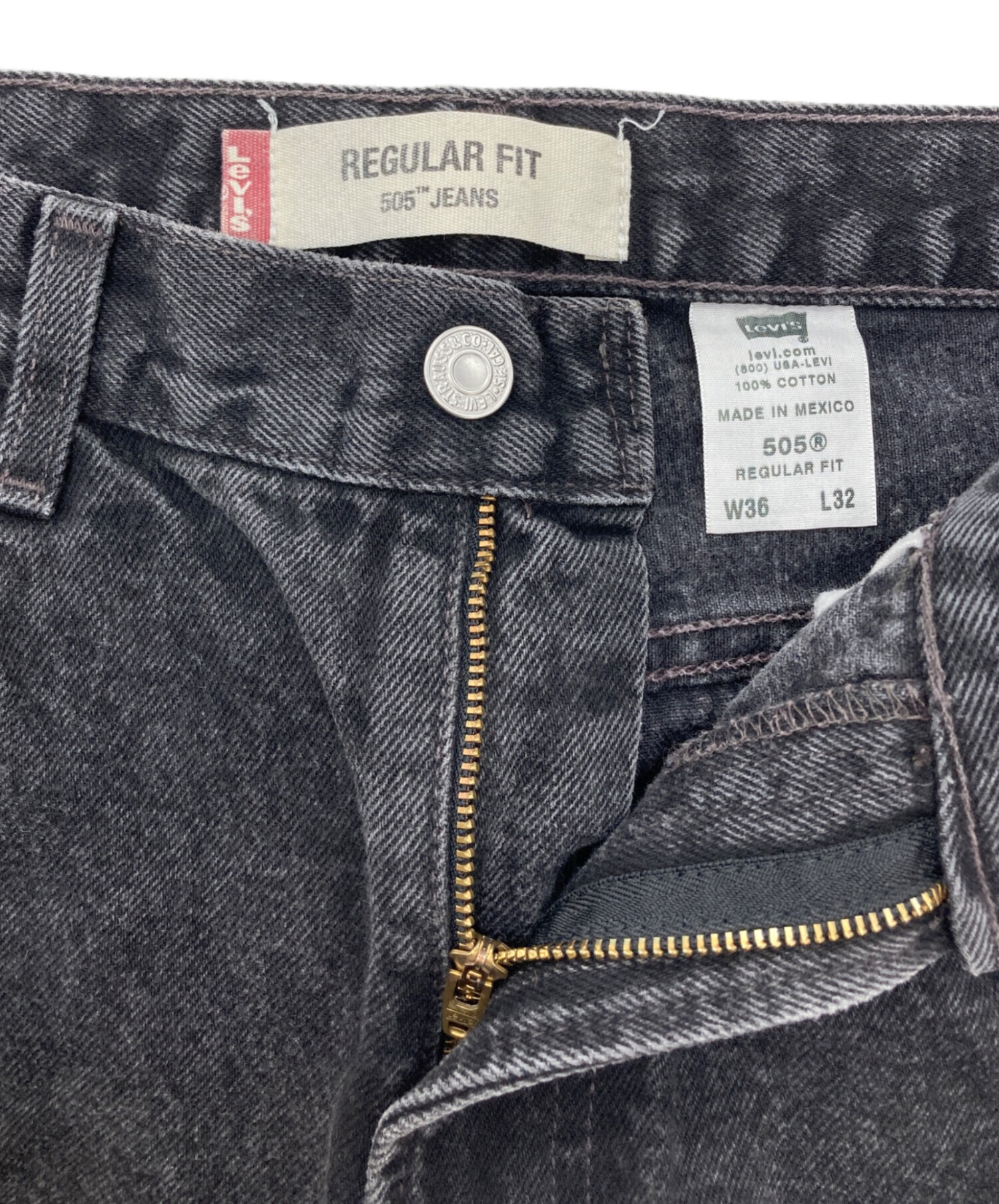 ブラックデニムパンツ Levi