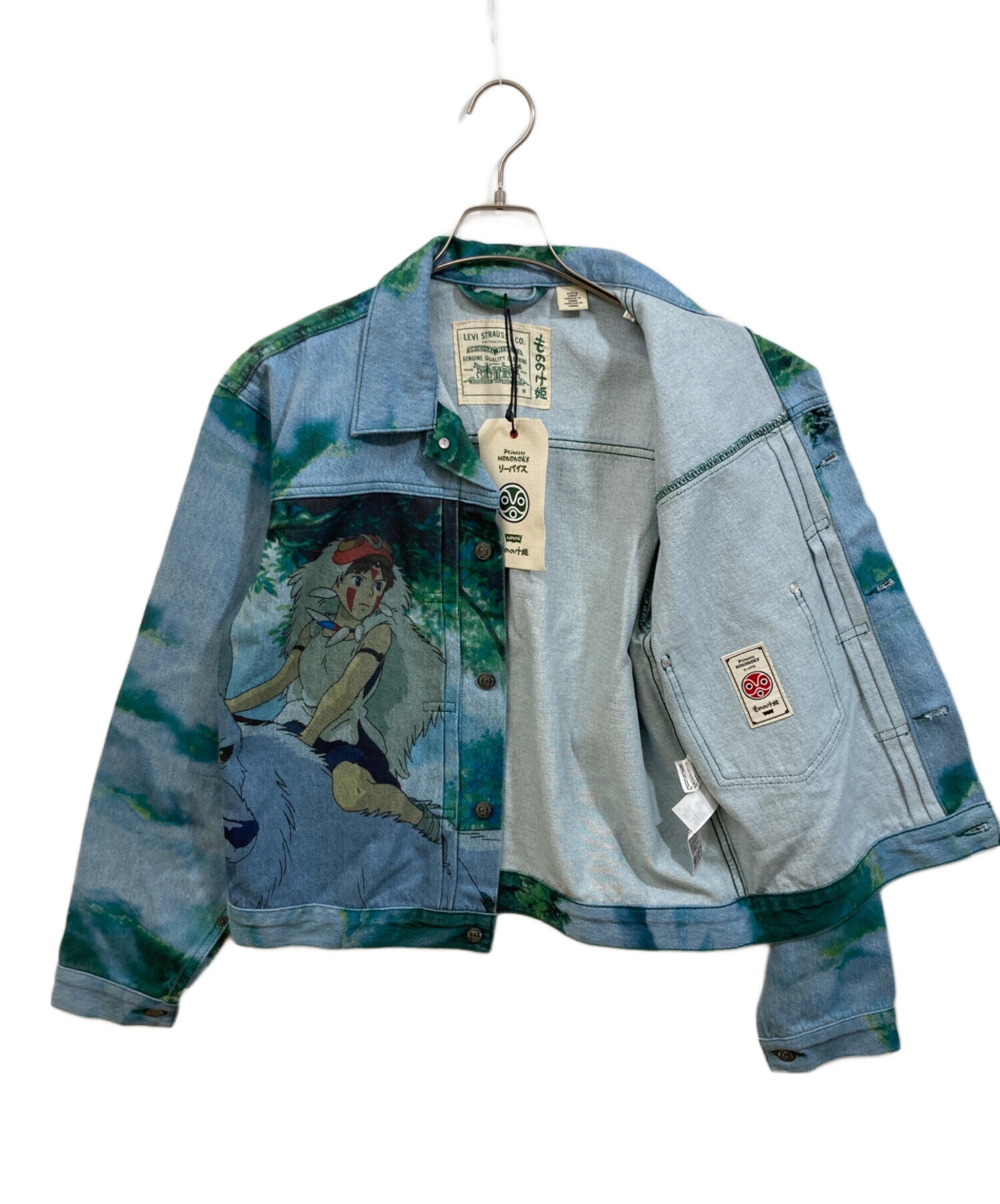 LEVI'S xもののけ姫 着物 ジャケット オーバーサイズ 正規品 希少 Levi's®と『もののけ姫』のコラボレーションアイテムが8月10日に発売
