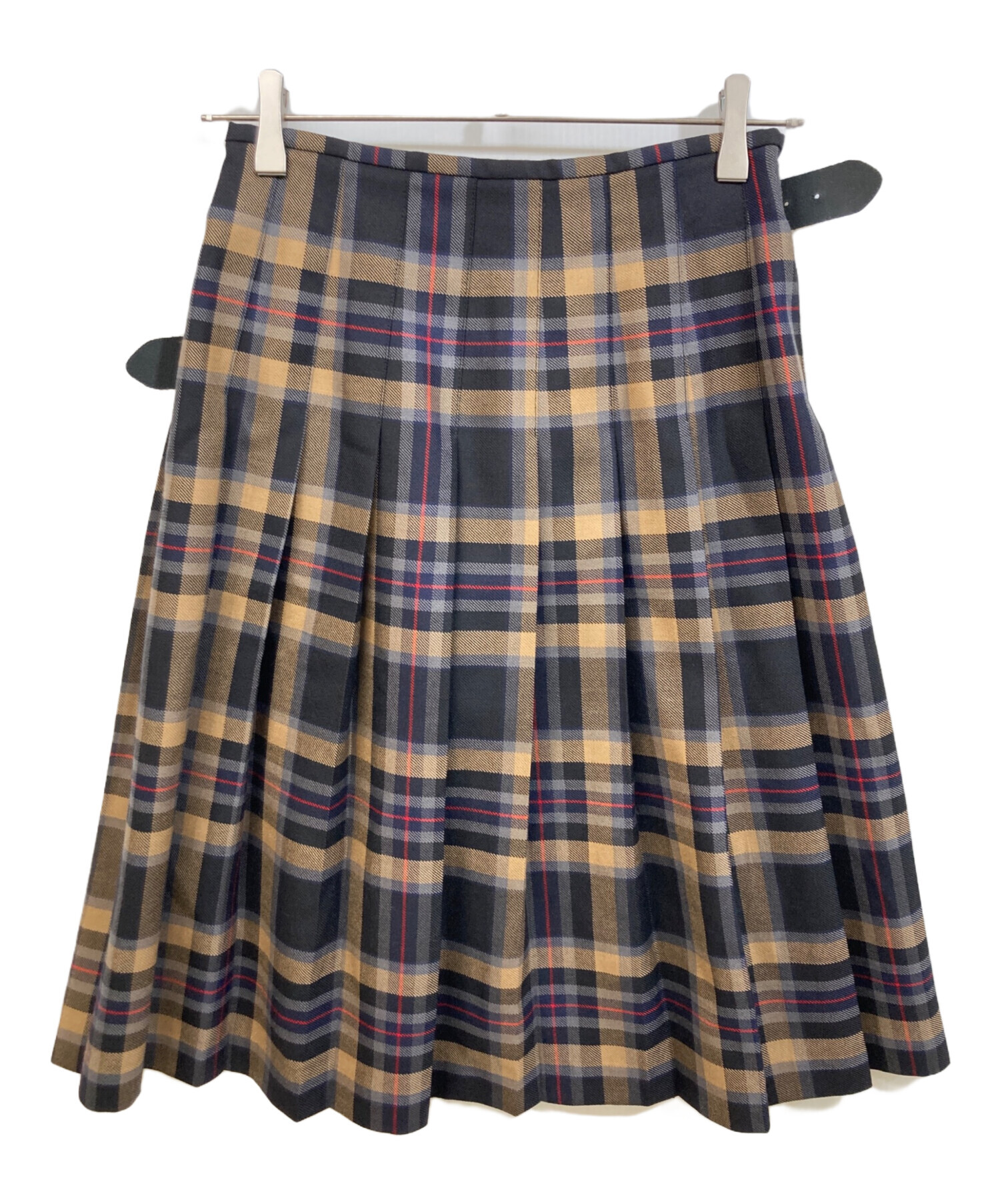 ベージュ ラップスカート サイズ40 美品】BURBERRY LONDON バーバリー