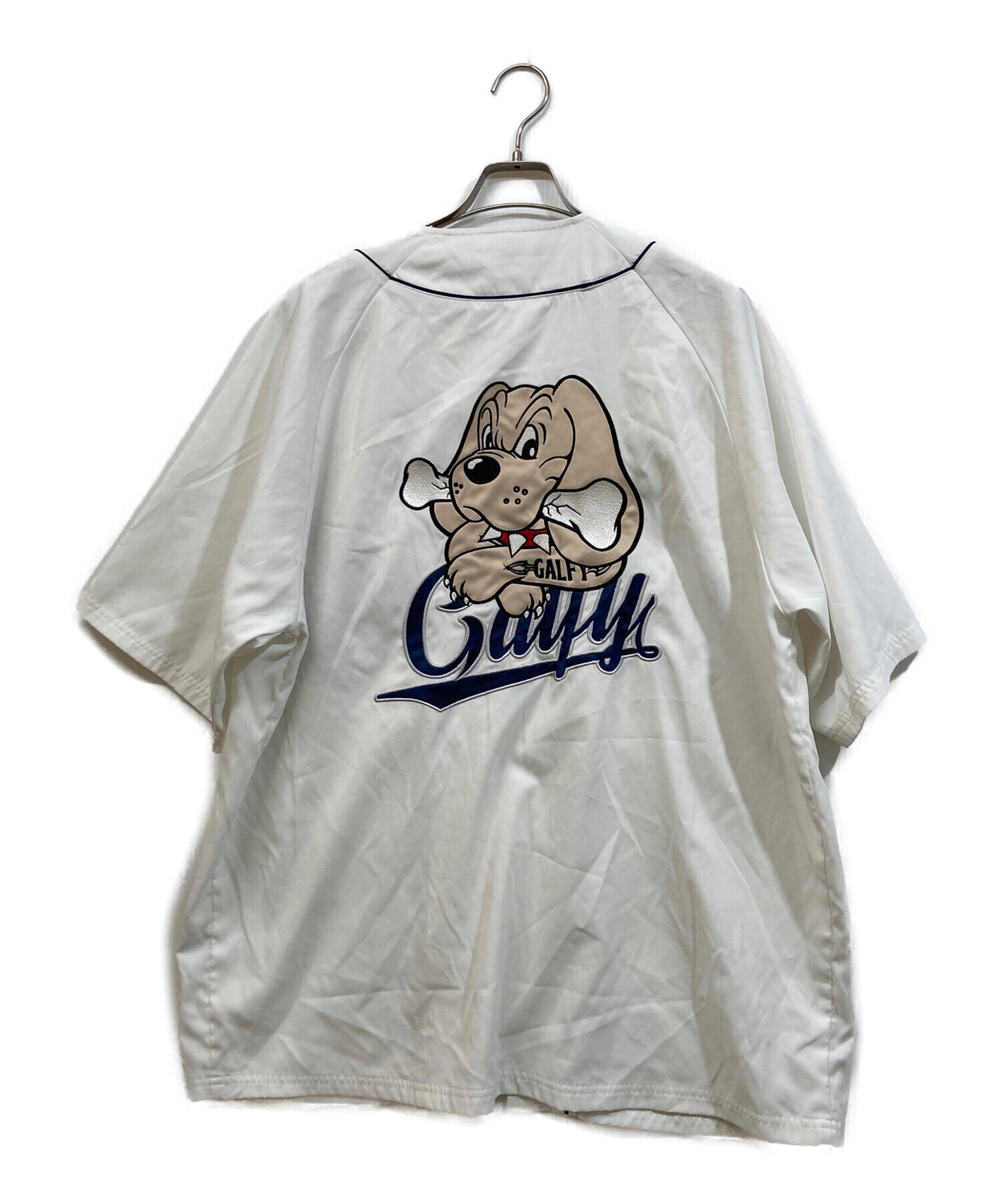 中古・古着通販】GALFY (ガルフィー) ベースボールシャツ ホワイト 