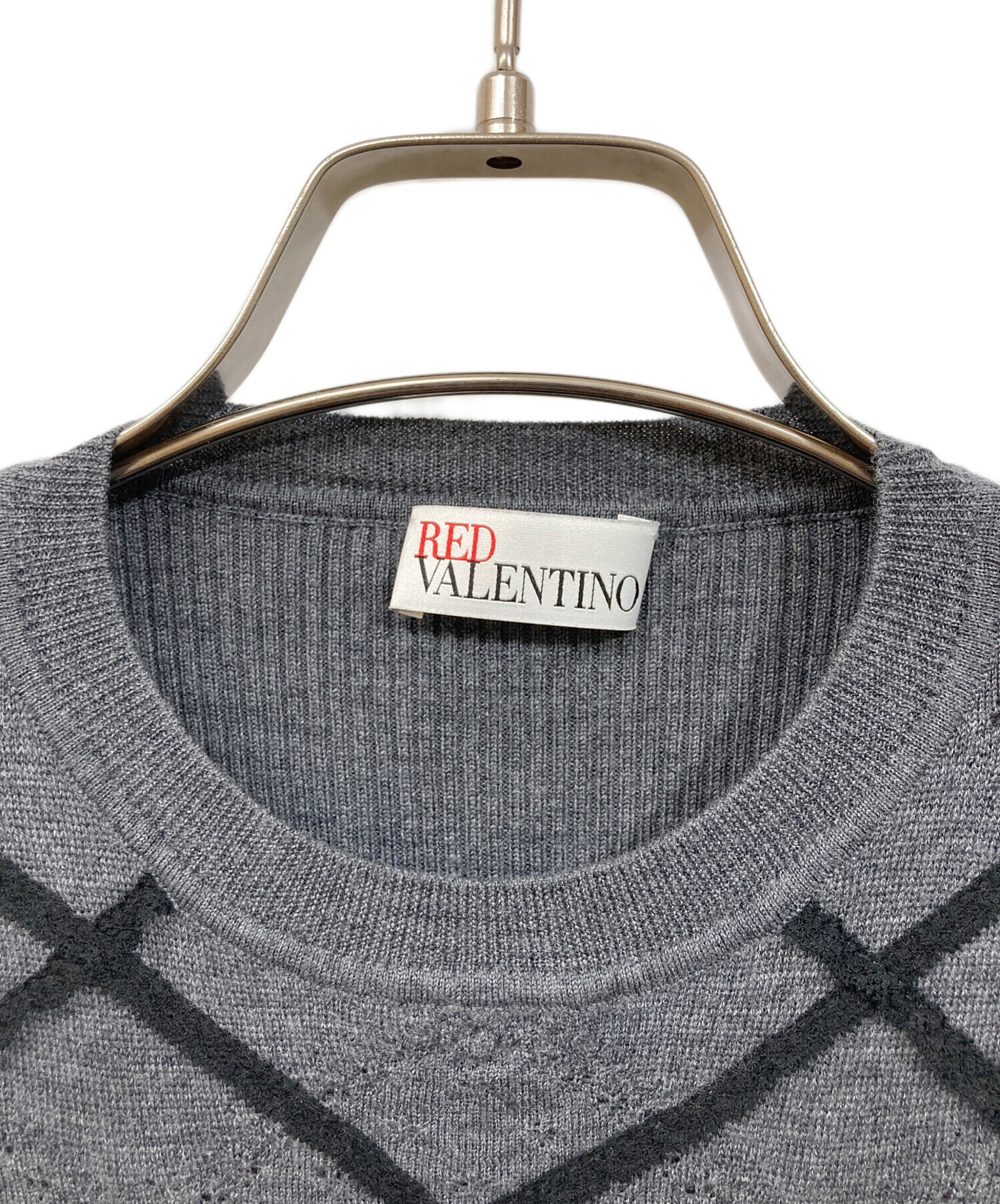 中古・古着通販】RED VALENTINO (レッドヴァレンティノ) ウールニットS