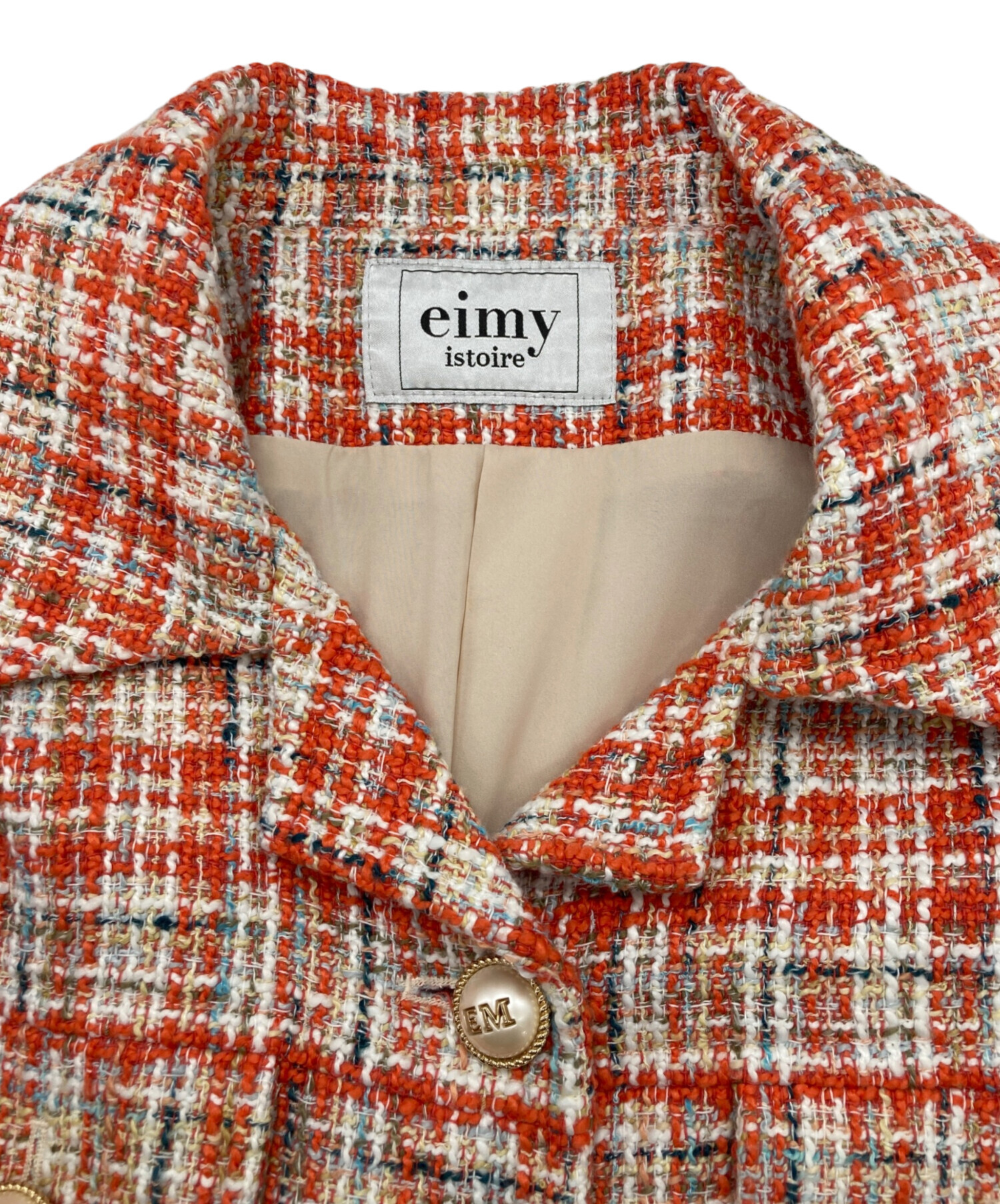 eimy istoire EM pearlスプリングツイードジャケット