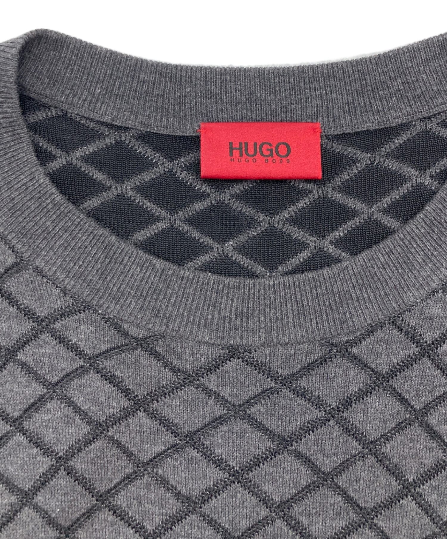 中古・古着通販】HUGO BOSS (ヒューゴ ボス) クルーネックニット 