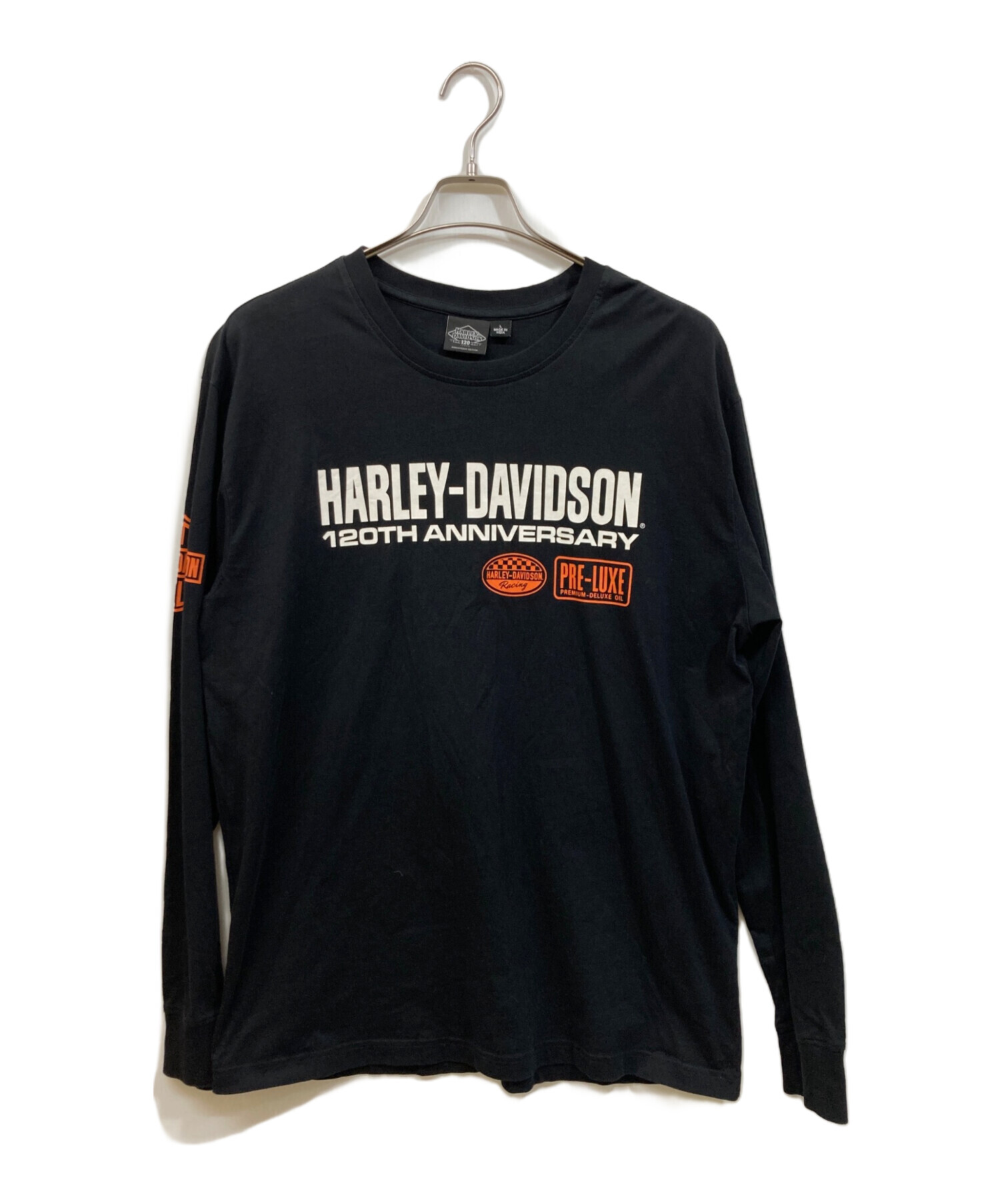 HARLEY DAVIDSON ハーレーロンT TREASURE トレジャー 中古・古着通販】HARLEY-DAVIDSON (ハーレーダビッドソン) ロング