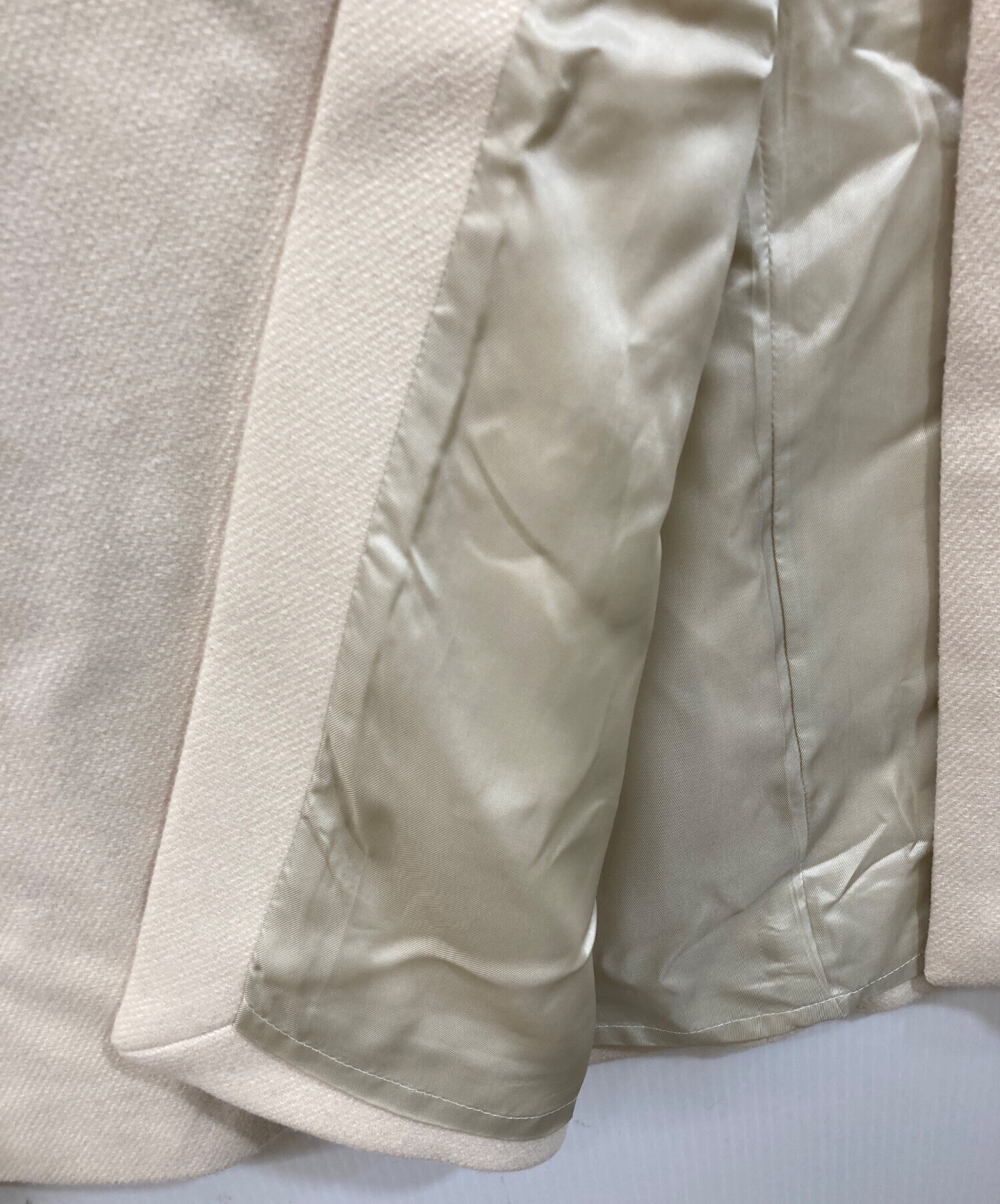 中古・古着通販】AURALEE (オーラリー) MELTON SLIT SKIRT ベージュ