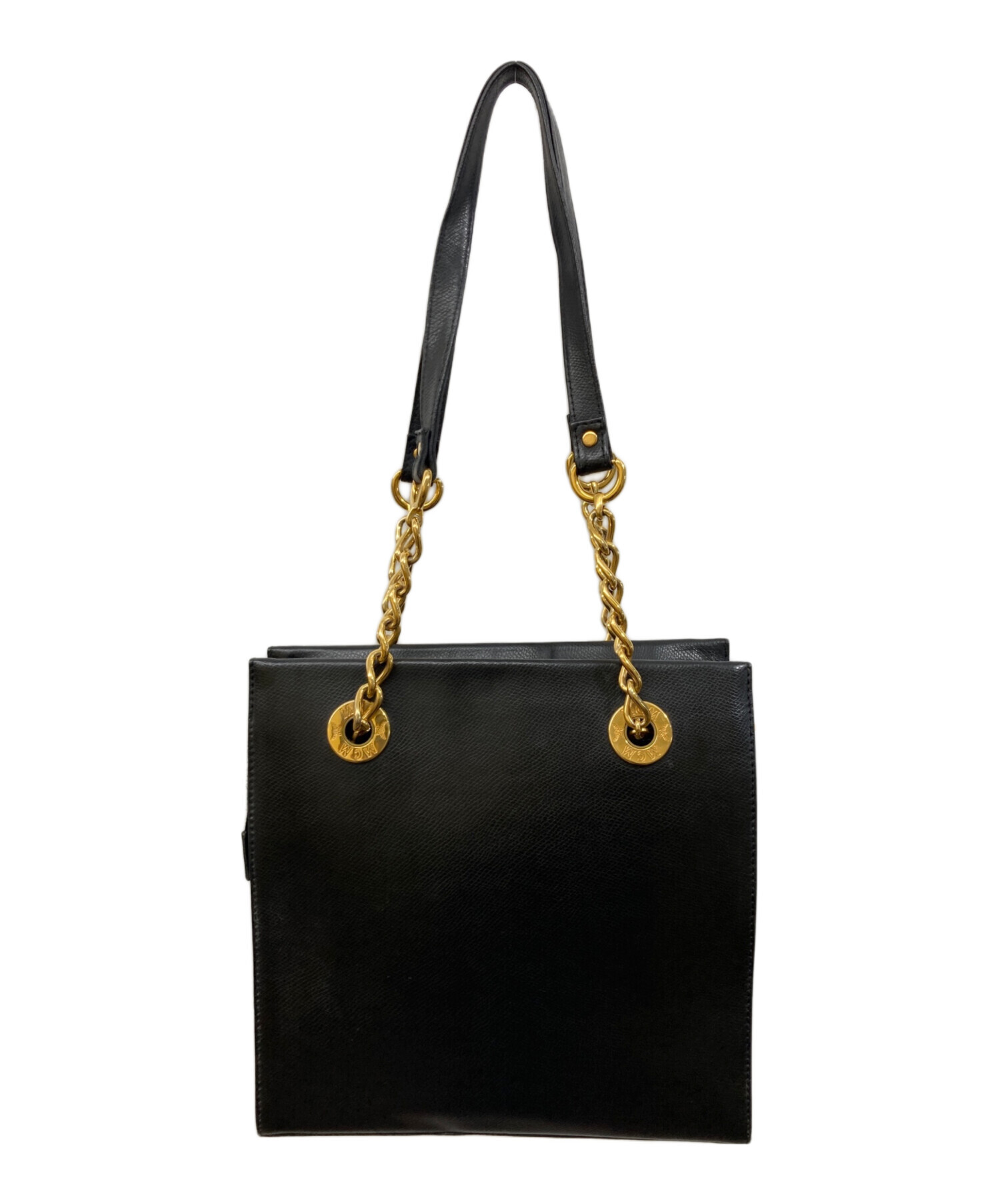 MCM エムシーエム レザー トートバッグ □MCM□大容量トートバッグ□本