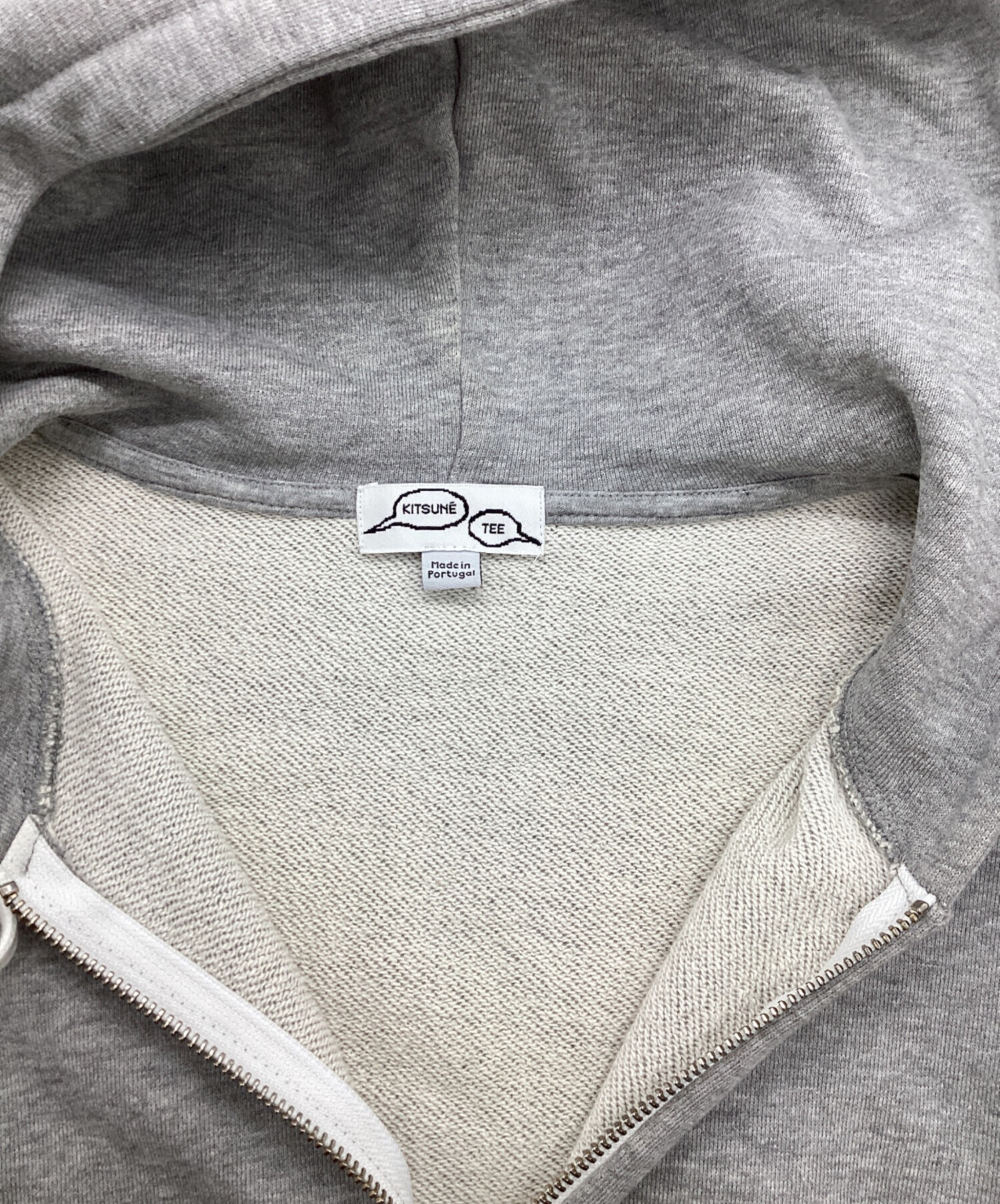 中古・古着通販】maison kitsune (メゾンキツネ) ジップパーカー 