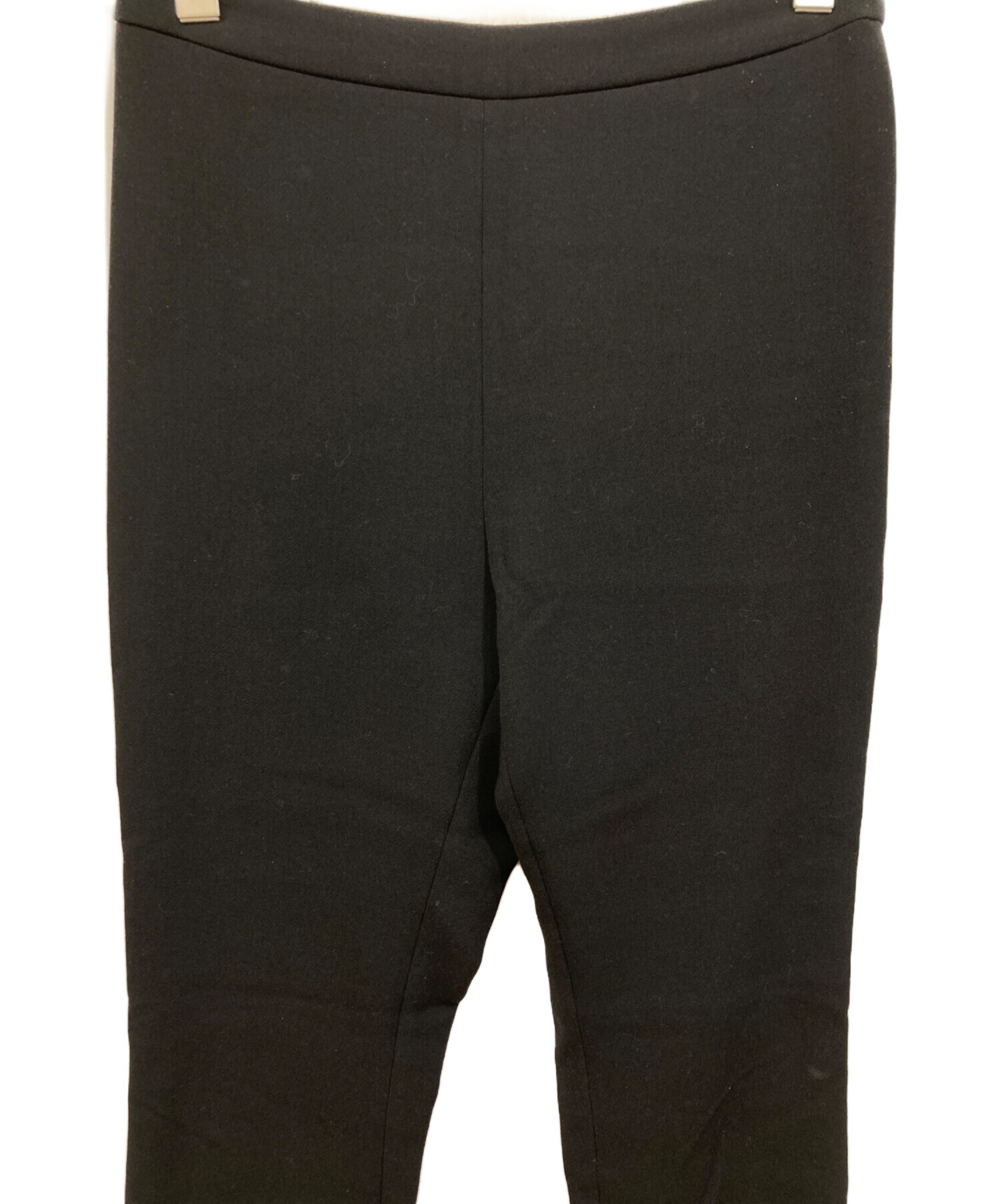 定価約6万✨美品✨ヨーコチャン ハイウェストギャザーパンツ 38 ブラック 黒 241125_yc_1781_c2b4c03d-fa39-