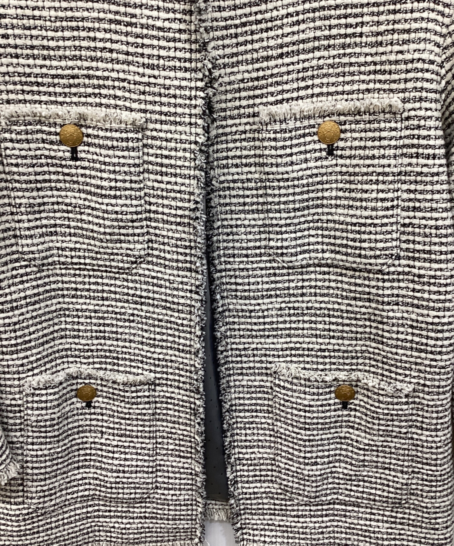 ジャーナルスタンダード レサージュGIOLICA ツイードBIGジャケット SP》GIOLICAツイードBIGジャケット（ノーカラージャケット）｜JOURNAL