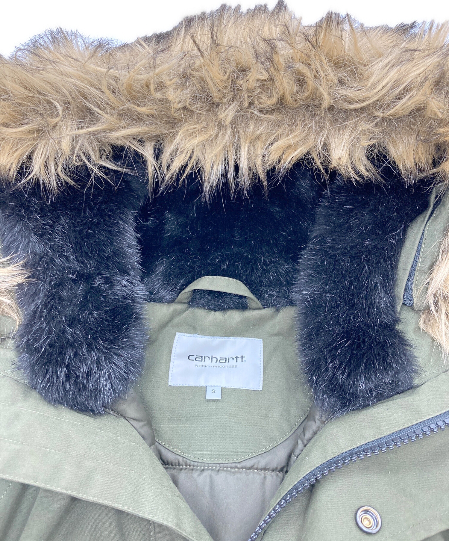 中古・古着通販】CarHartt (カーハート) TRAPPER PARKA オリーブ