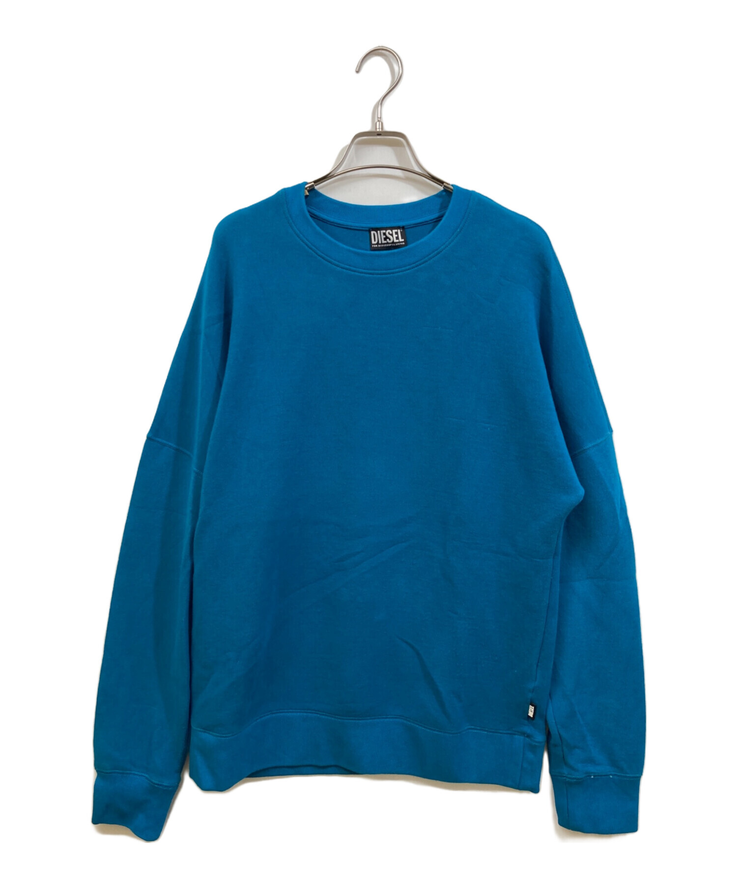中古・古着通販】DIESEL (ディーゼル) スウェット ブルー サイズ:SIZE 